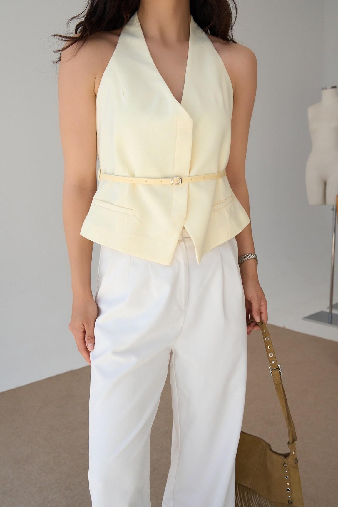 Belden Kemer Bağlamalı Yelek QS251002