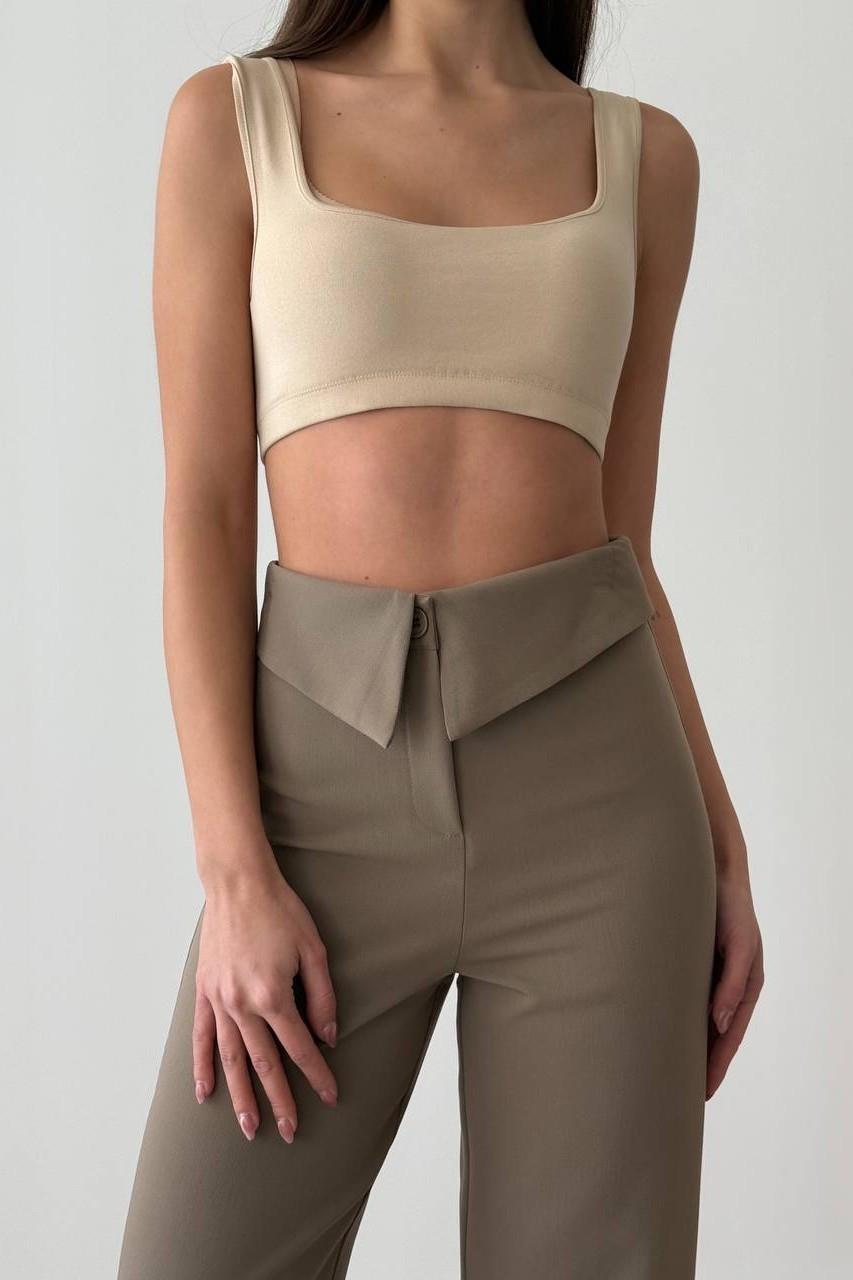 Beli Kemer Görünümlü Pantolon HYL710301