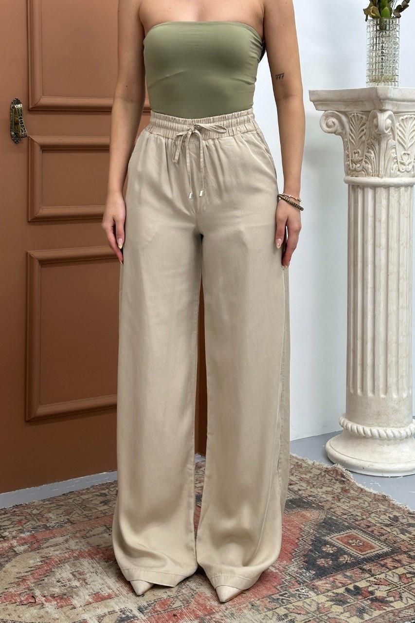 Beli Lastikli Palazzo Pantolon LC7636