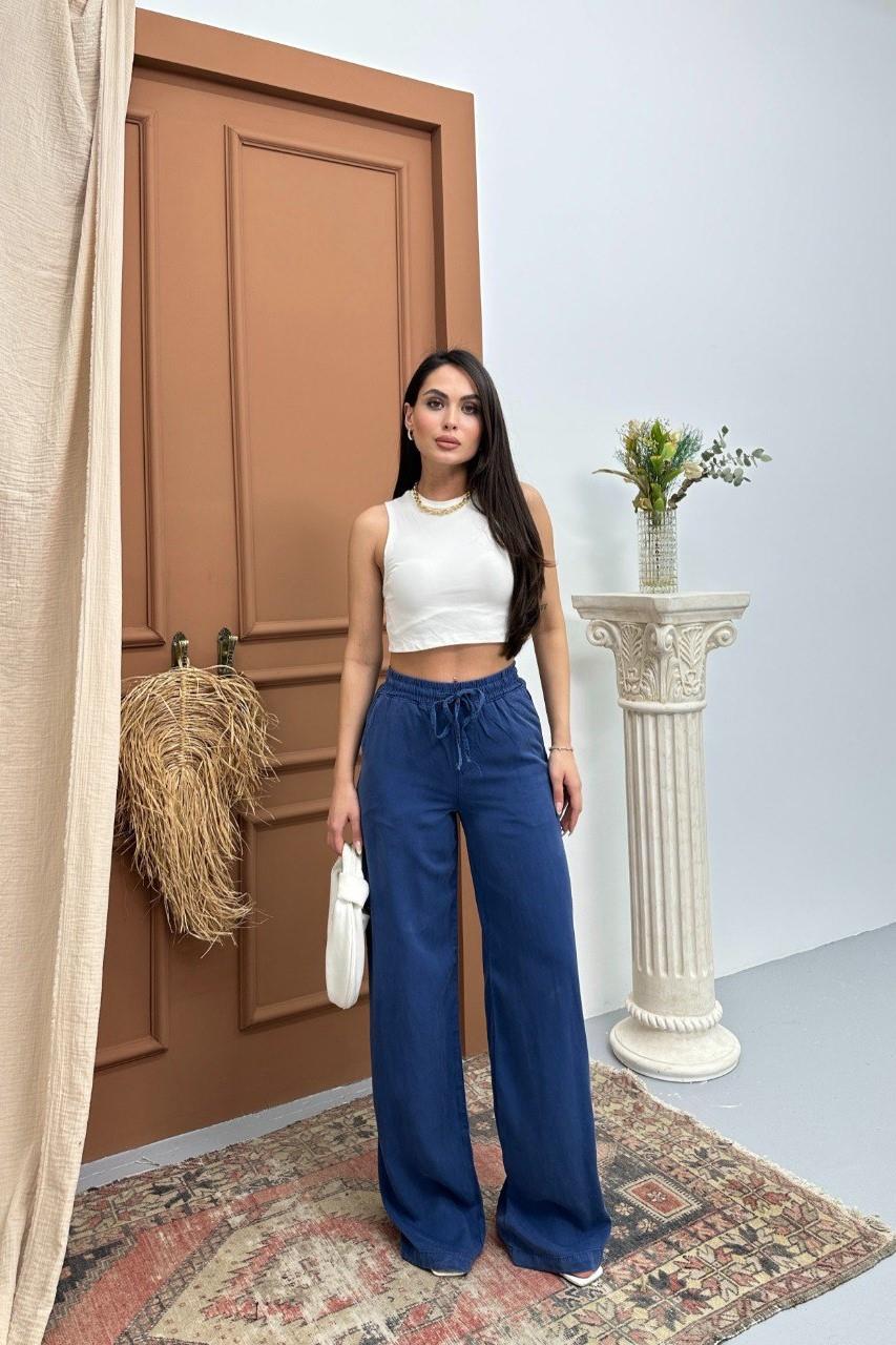 Beli Lastikli Palazzo Pantolon LC7636