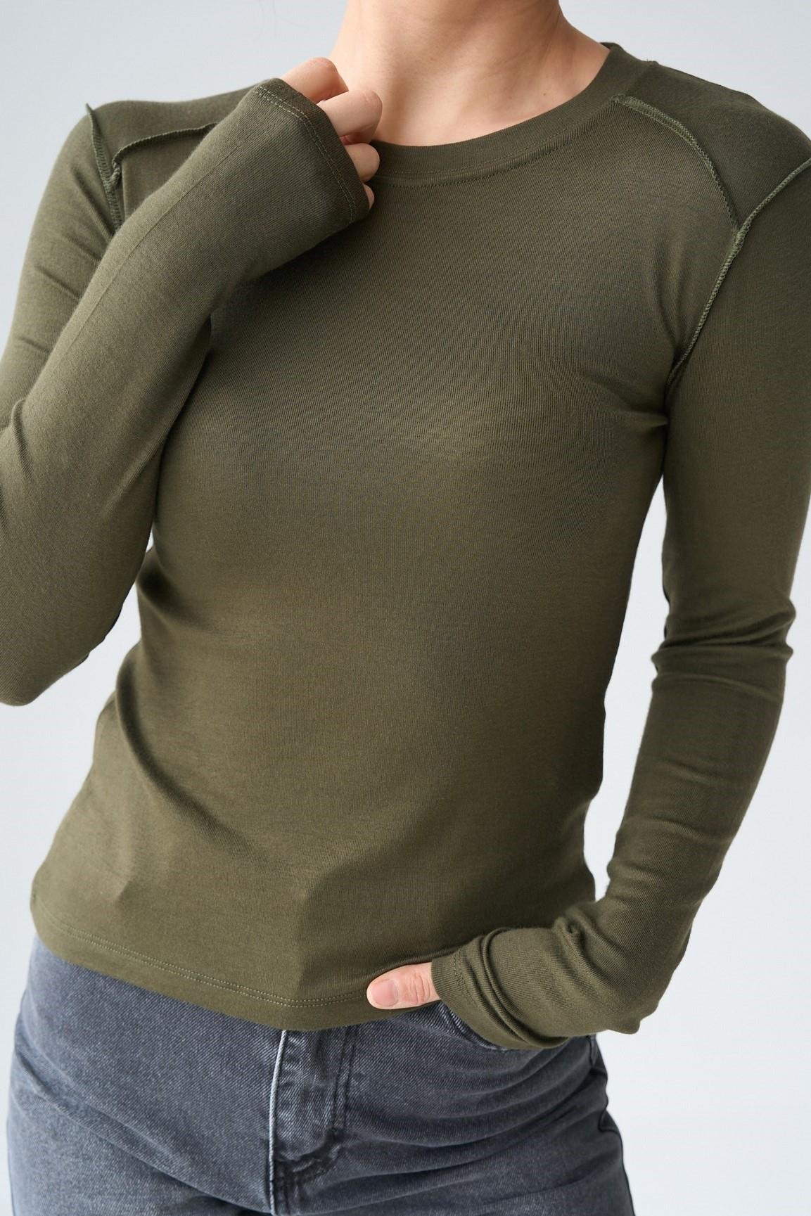 Bisiklet Yaka Dikişli Body QS241027