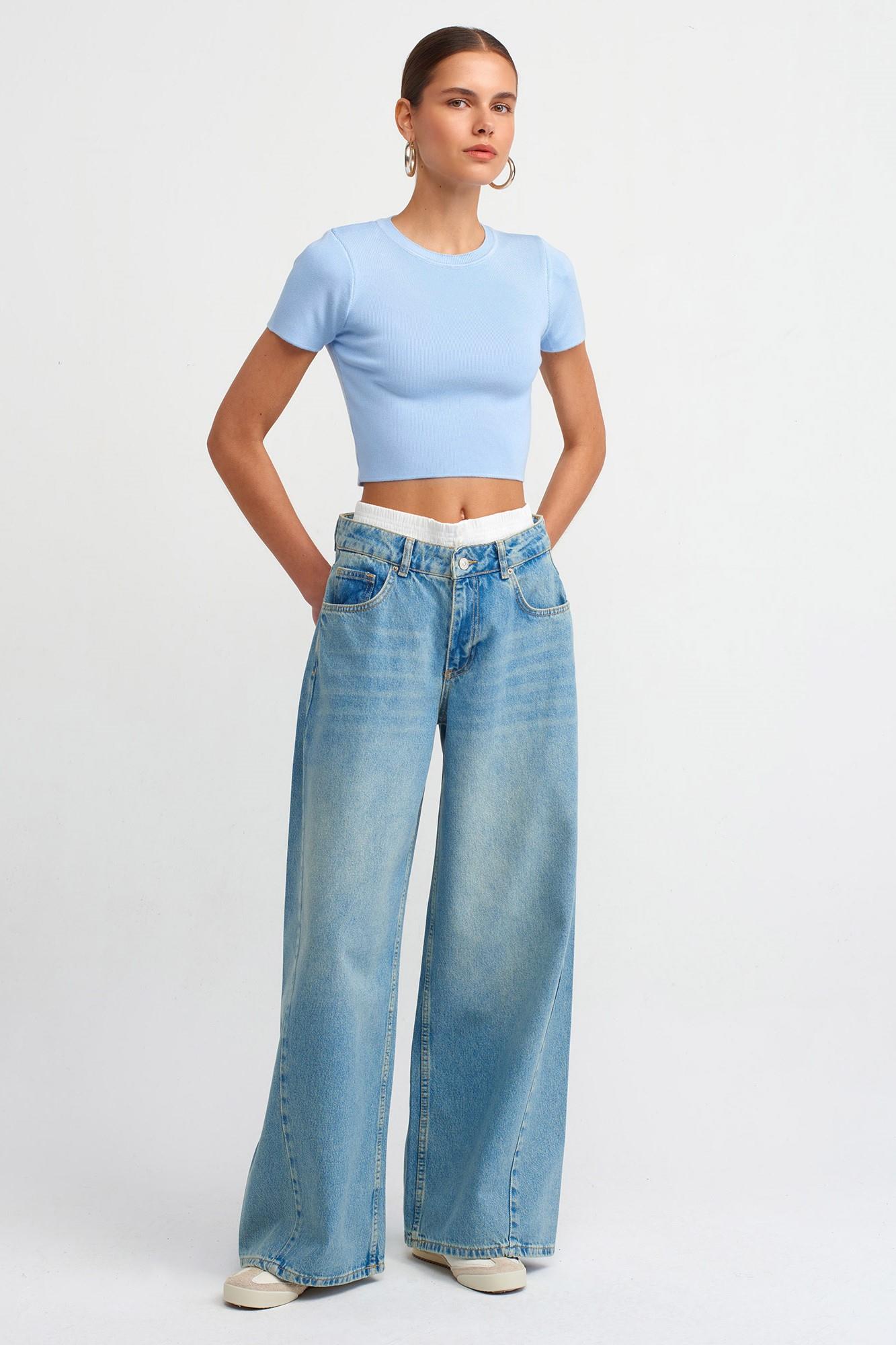 Boxer Detaylı Tint Yıkama Jean DL71422