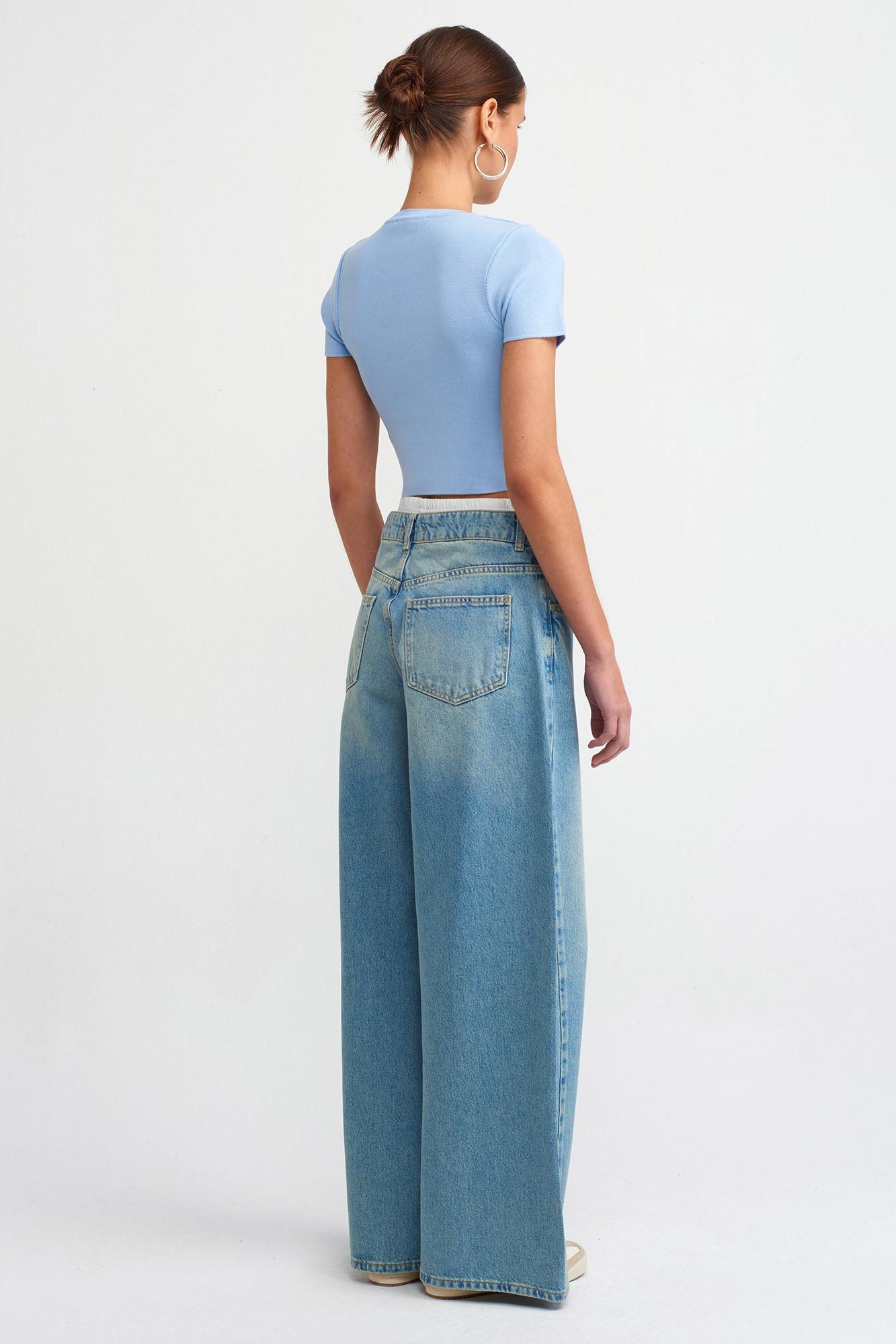Boxer Detaylı Tint Yıkama Jean DL71422