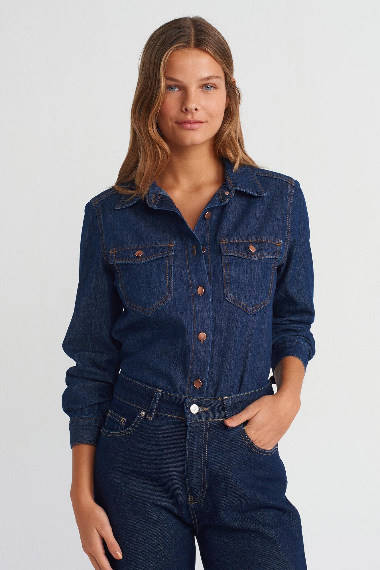 Cepli Jean Gömlek DL50743
