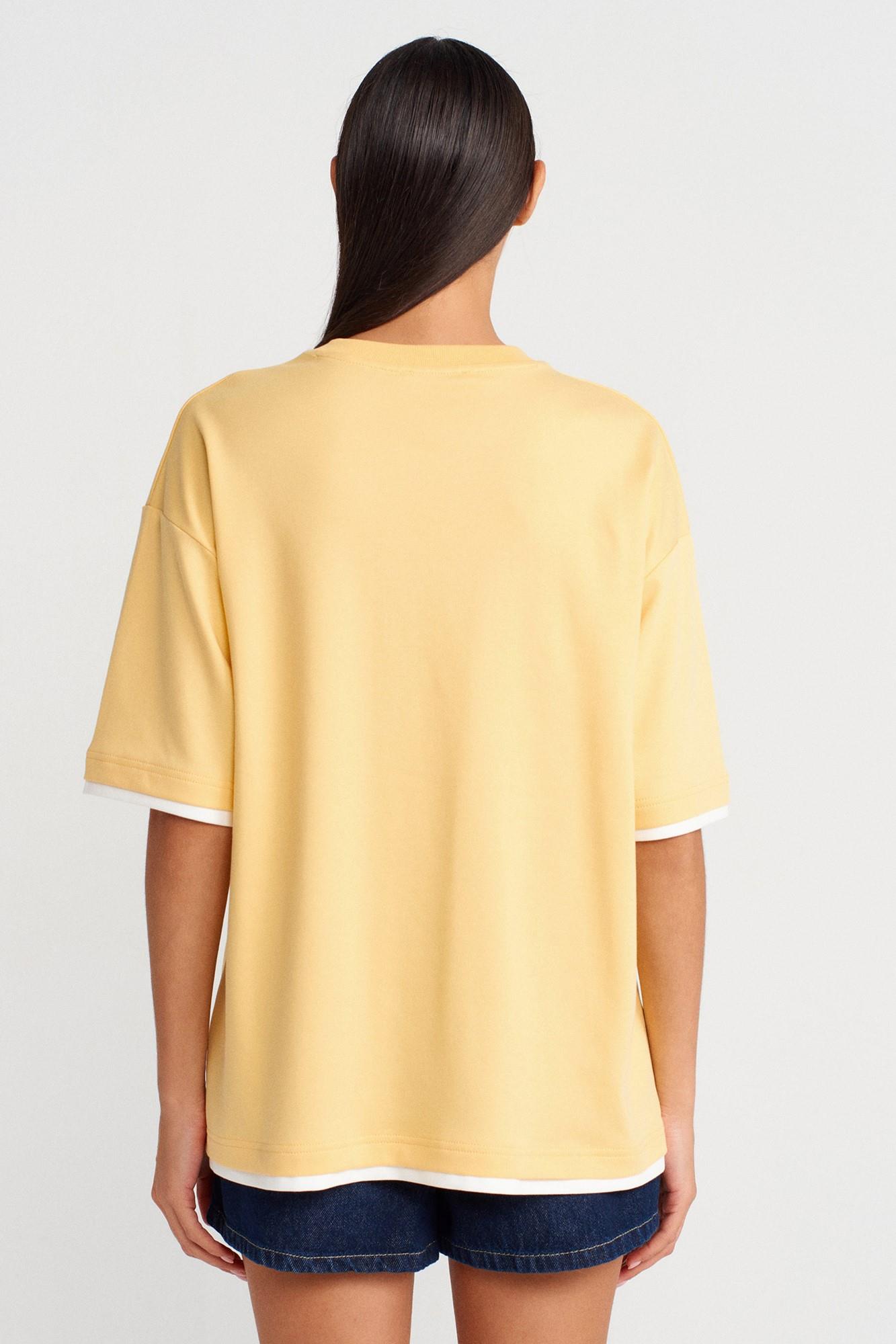 Çift Görünümlü Oversize T-shirt DL31894