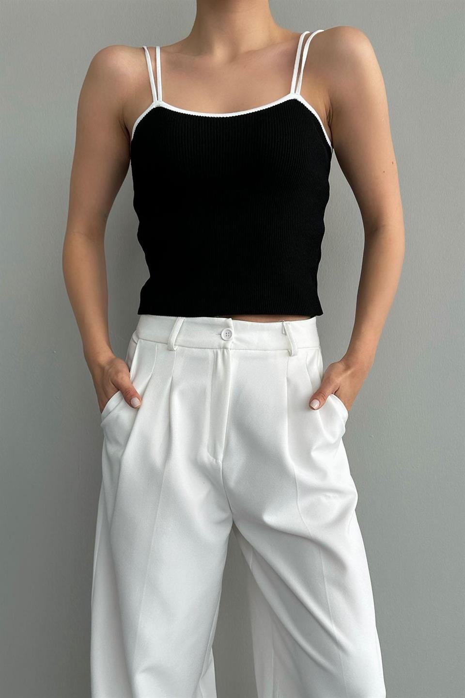 Çift İp Askılı Triko QS390028