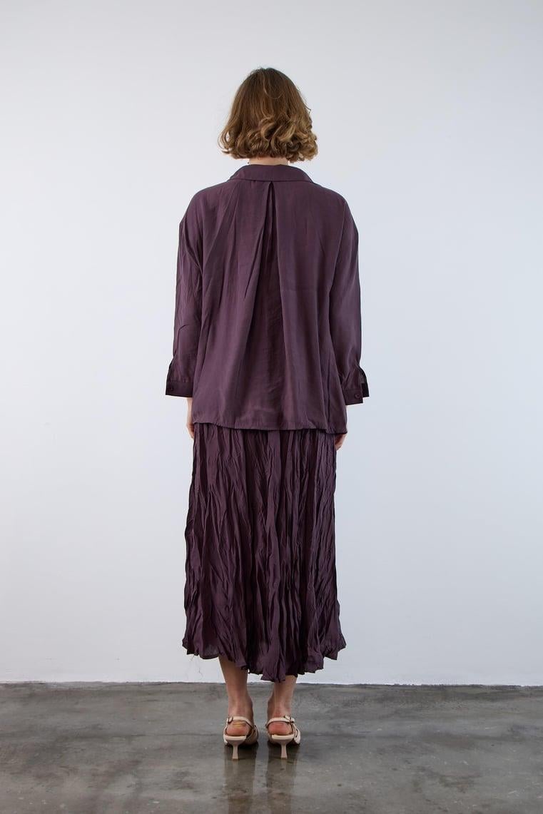 Düşük Omuzlu Oversize Gömlek PR4612