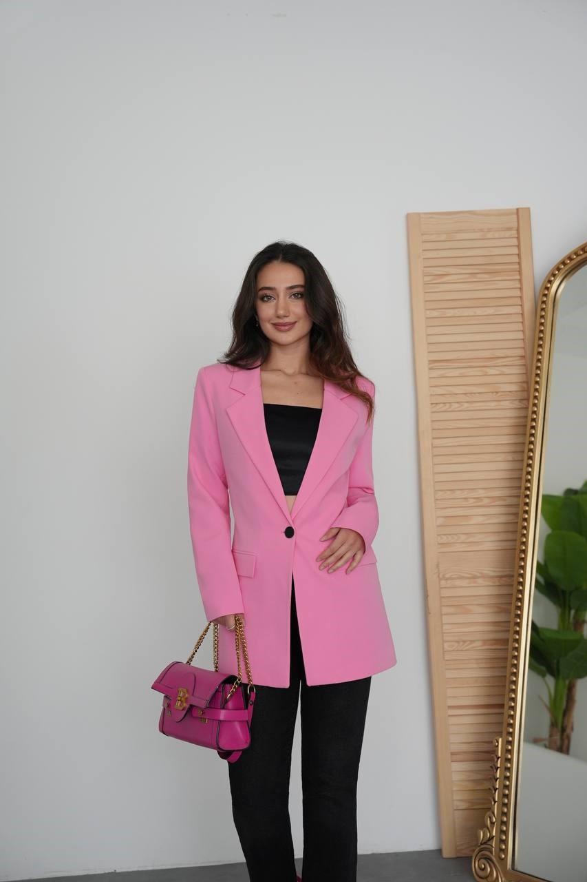 Kapaklı Cepli Tek Düğme Blazer Ceket HYL3133