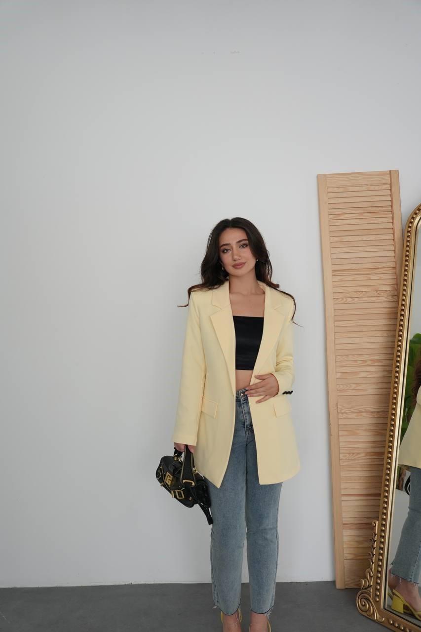 Kapaklı Cepli Tek Düğme Blazer Ceket HYL3133