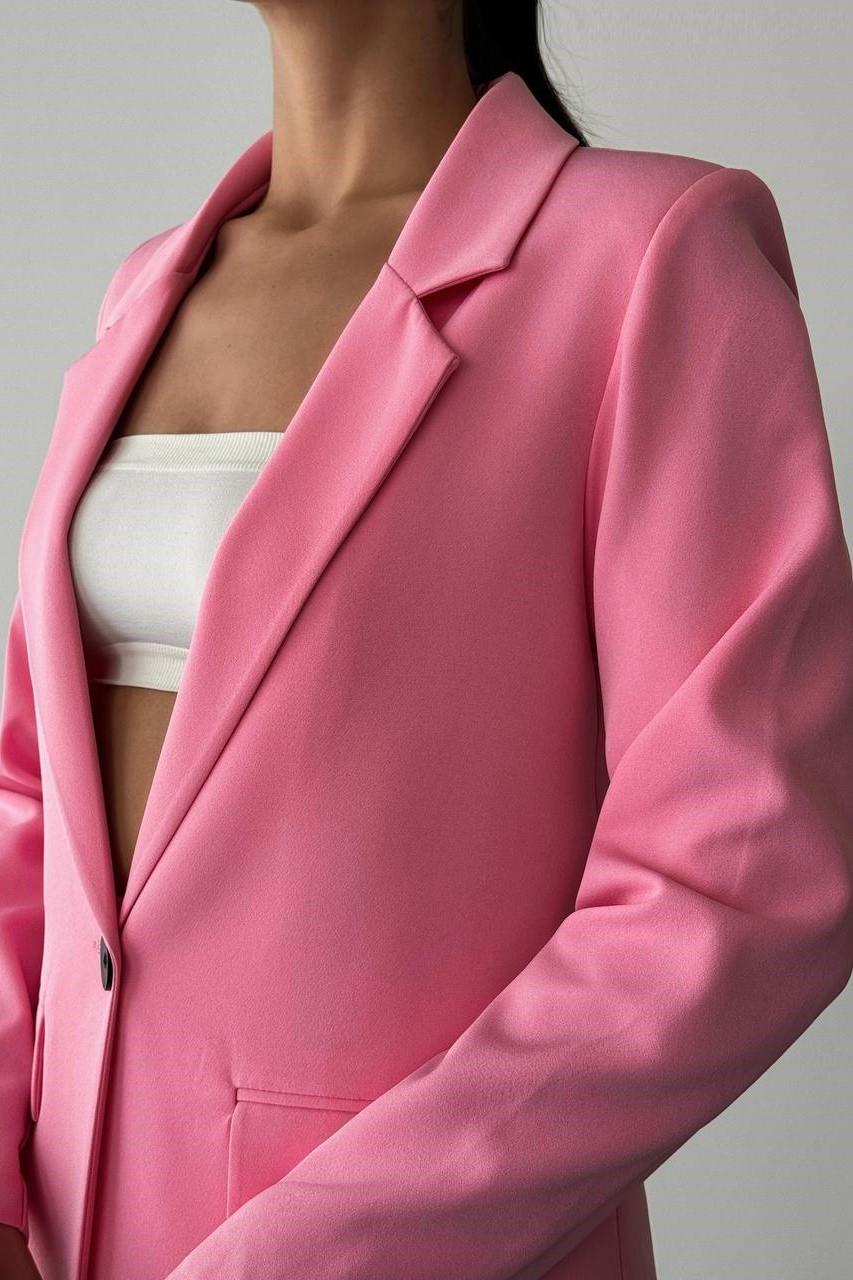 Kapaklı Cepli Tek Düğme Blazer Ceket HYL3133