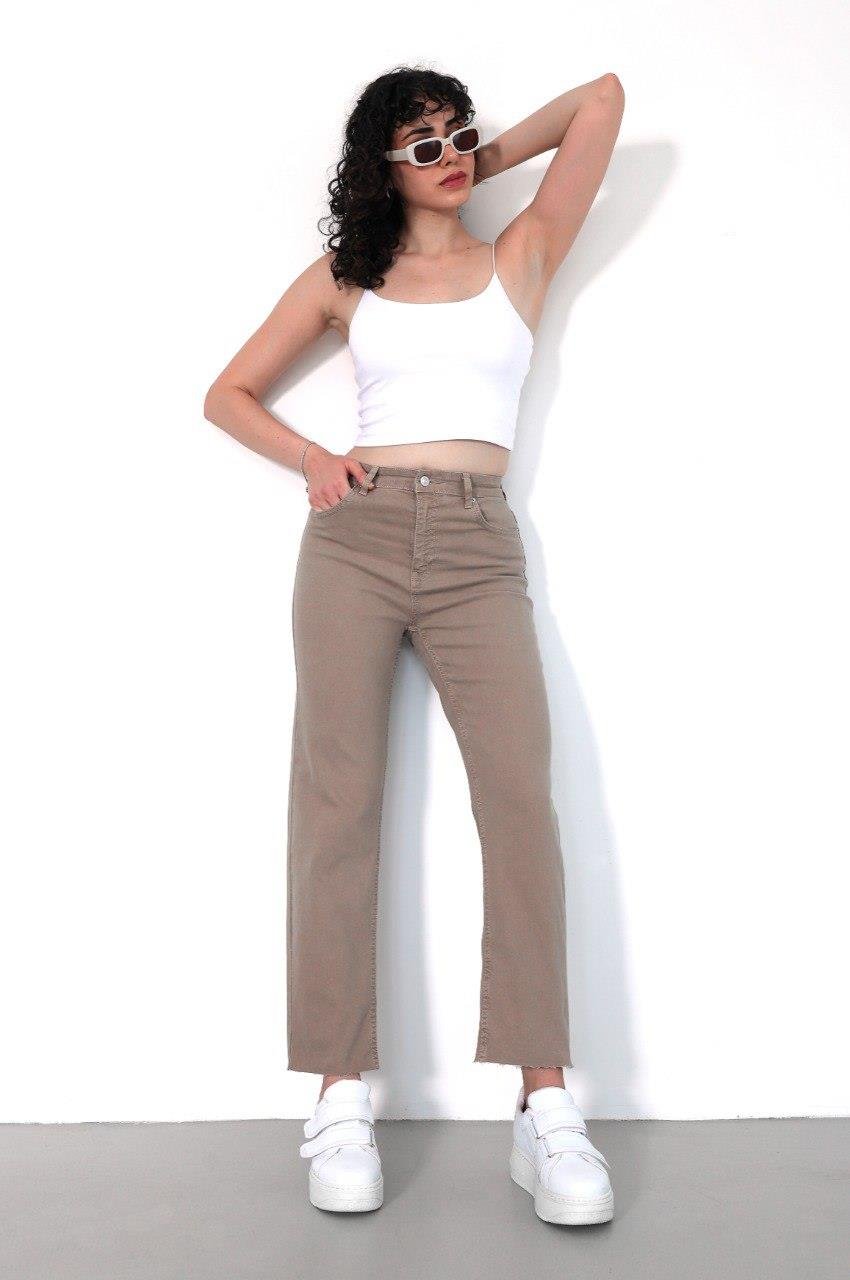 Kesik Paça Straıght Jean LC7977