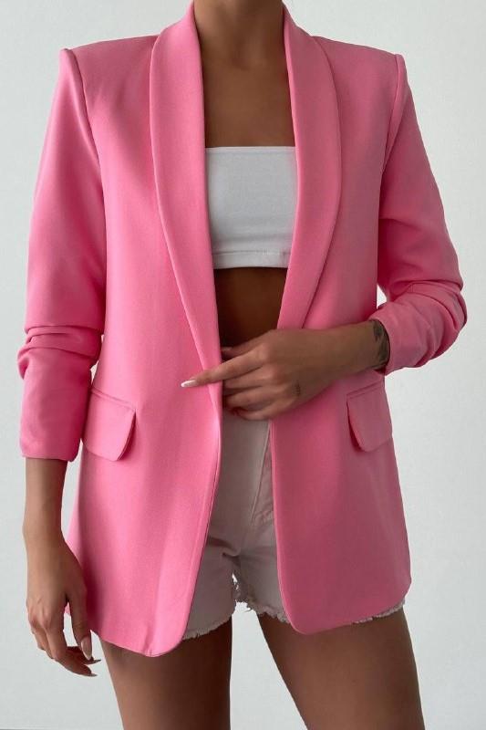Kolu Büzgülü Blazer Ceket HYL3101