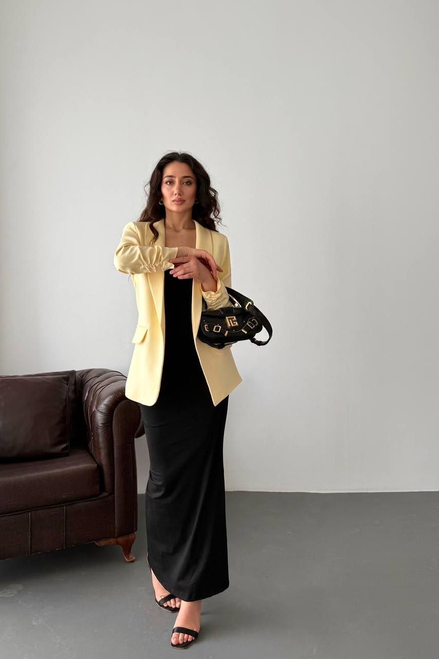 Kolu Büzgülü Blazer Ceket HYL3101