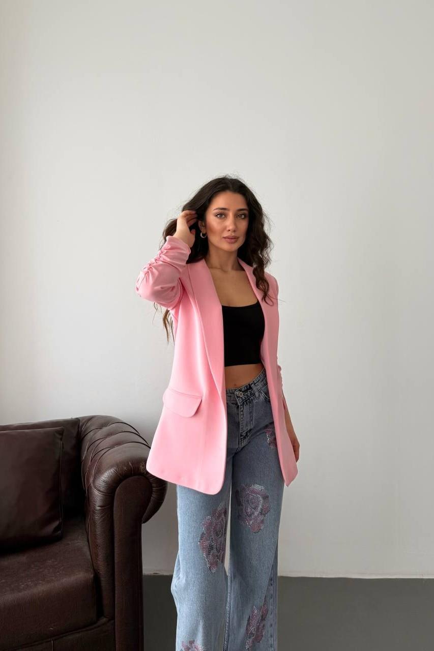 Kolu Büzgülü Blazer Ceket HYL3101