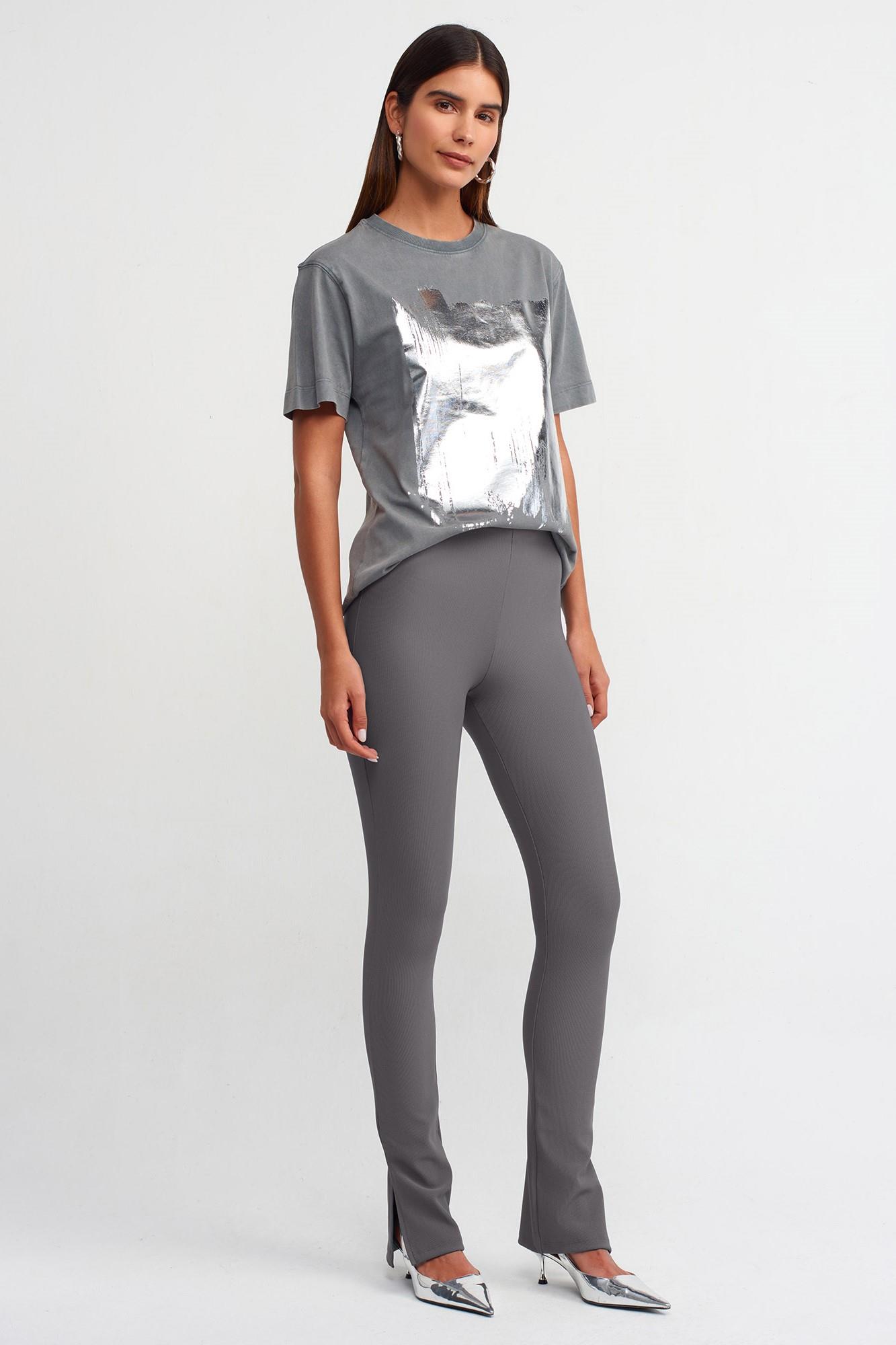 Paçası Yırtmaçlı Ottaman Tayt DL70385