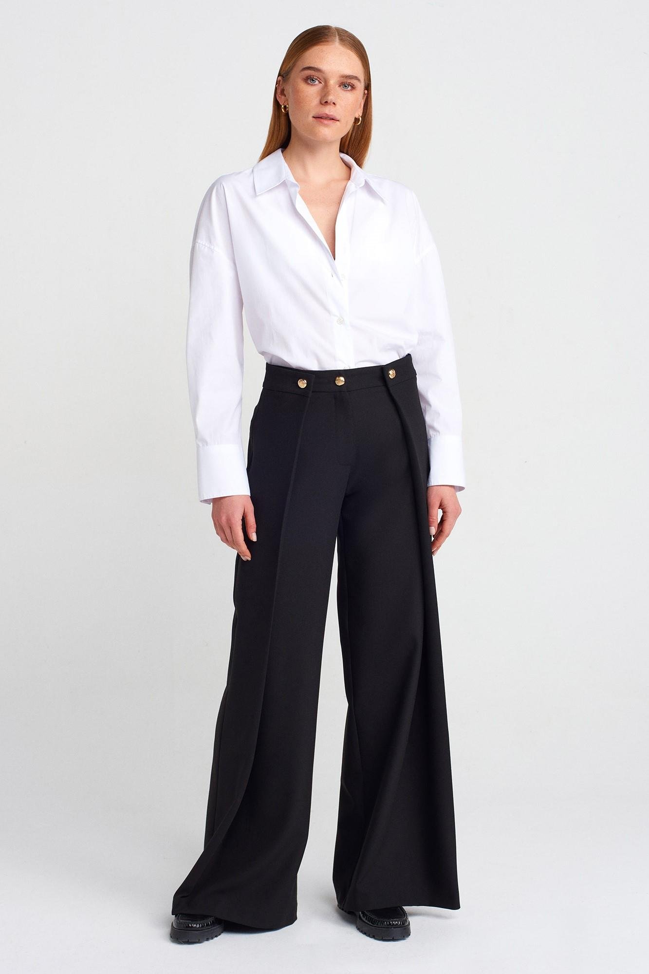 Pilili Gold Düğmeli Pantolon DL71615