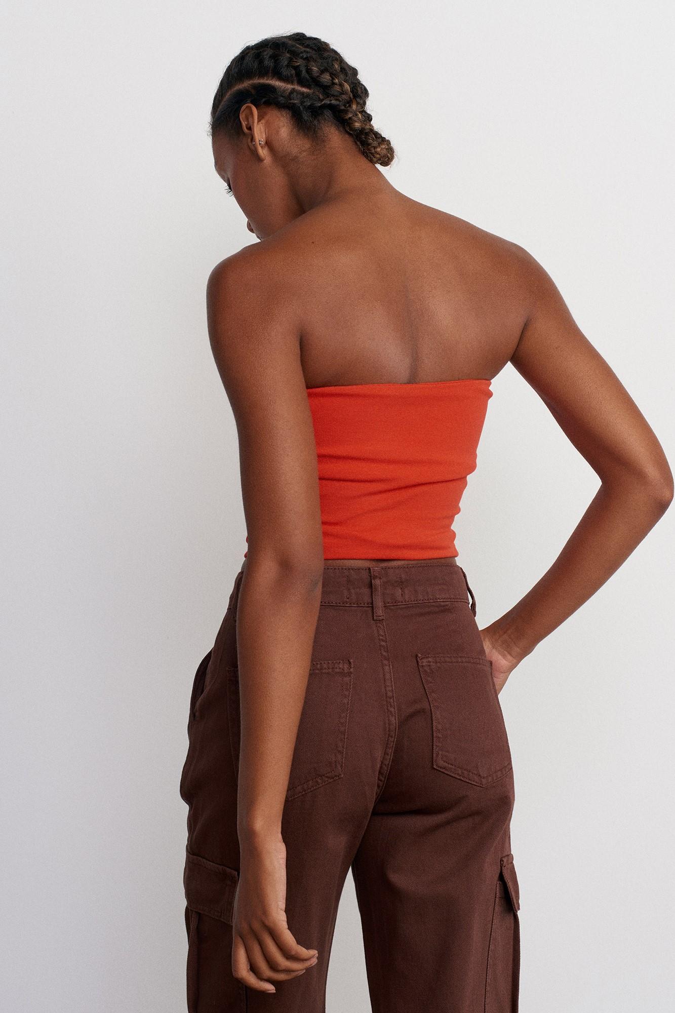 Straplez Crop Top DL20831