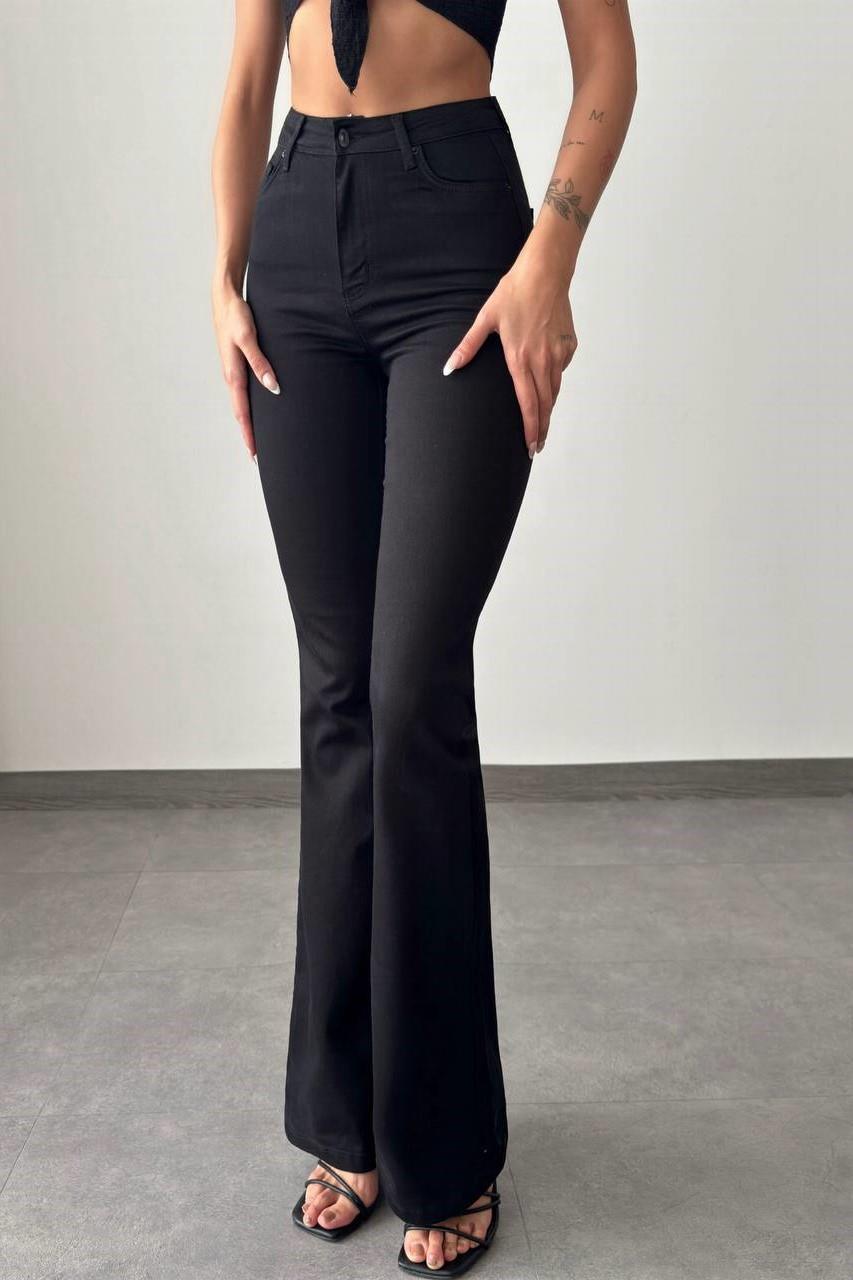 Yüksek Bel Flare Jean LC7600