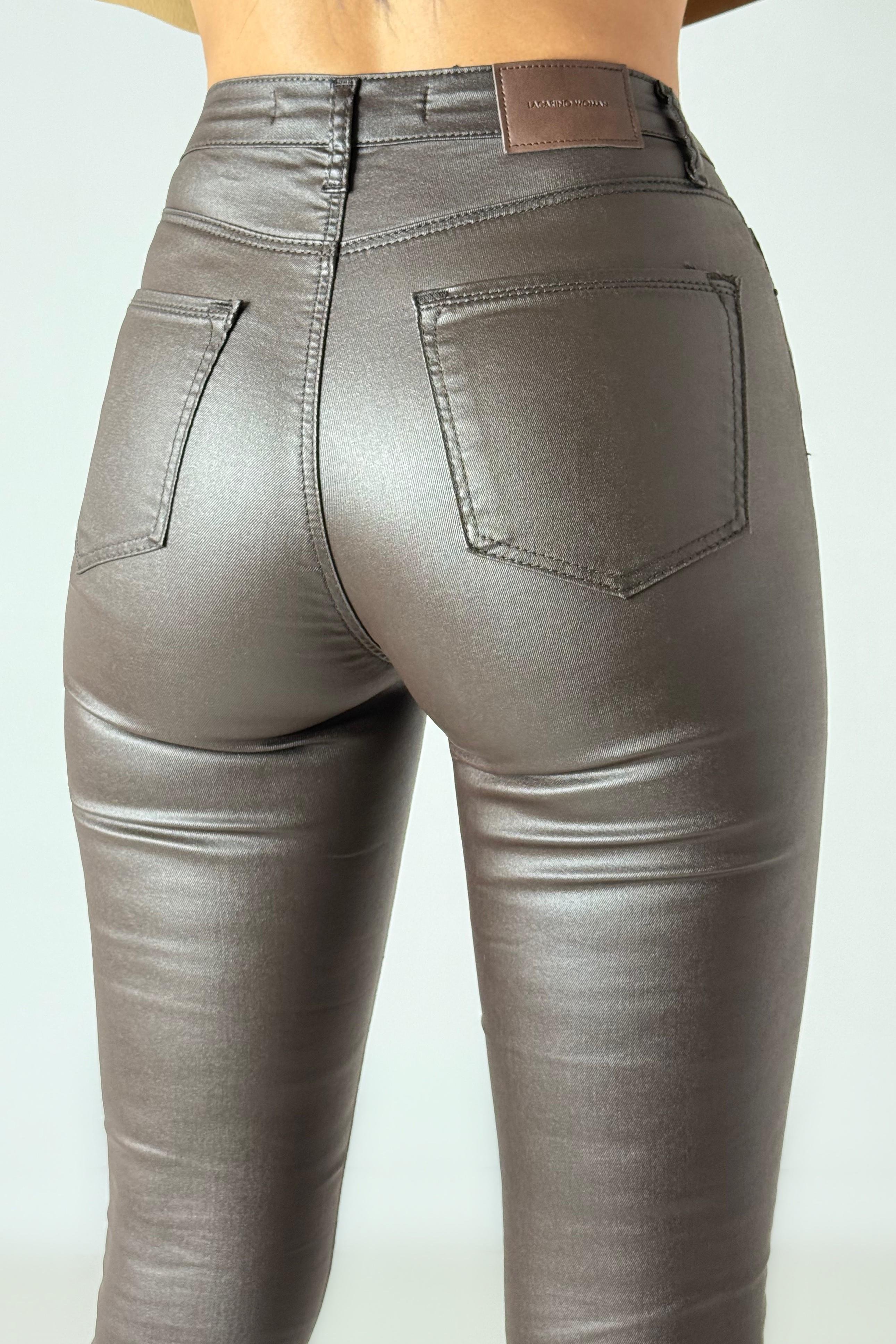 Yüksek Bel Mumlu Sknny Pantolon LC7354