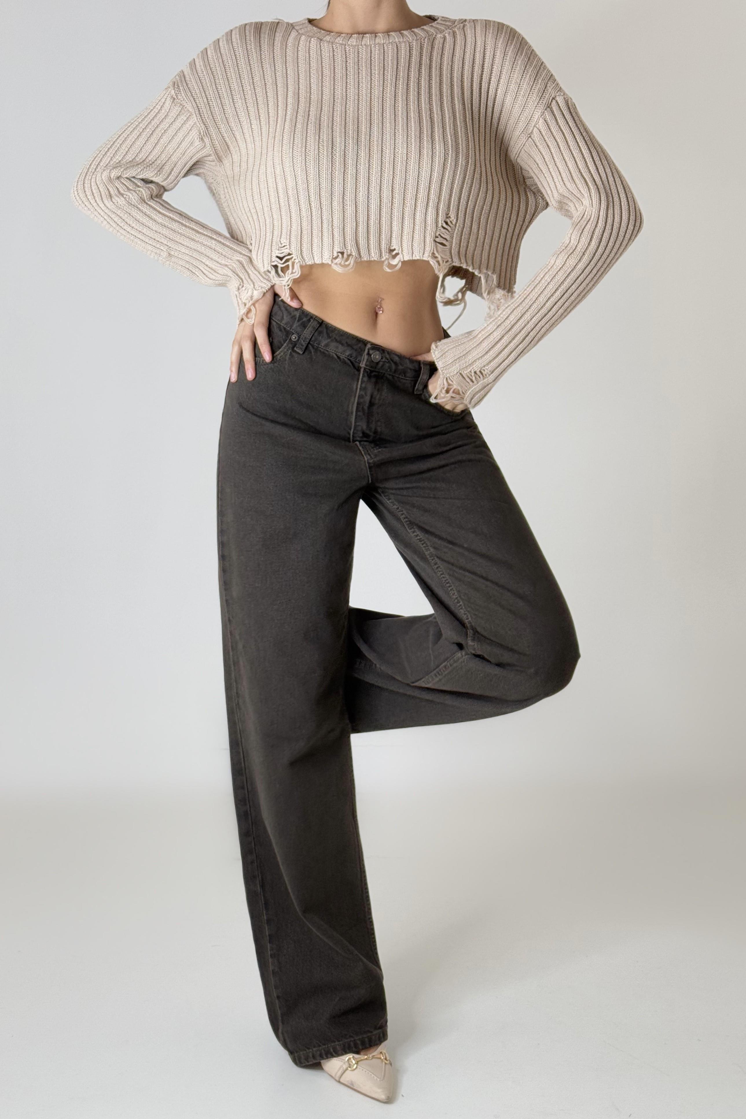 Yüksek Bel Relaxfit Jean LC7612-1