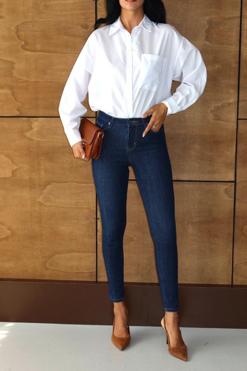 Yüksek Bel Skinny Jean LC7277
