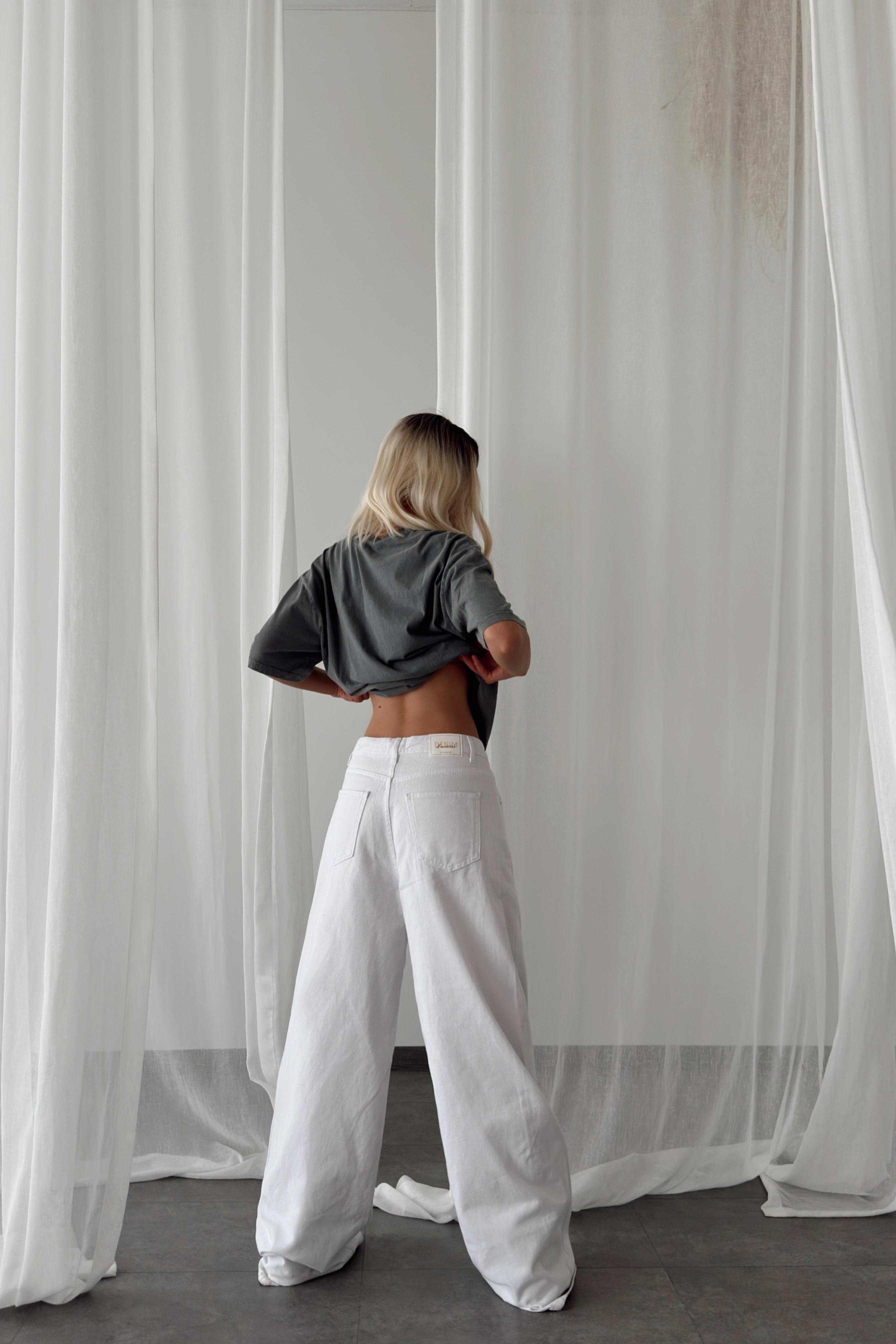 Yüksek Bel Wide Leg Jean LC7586
