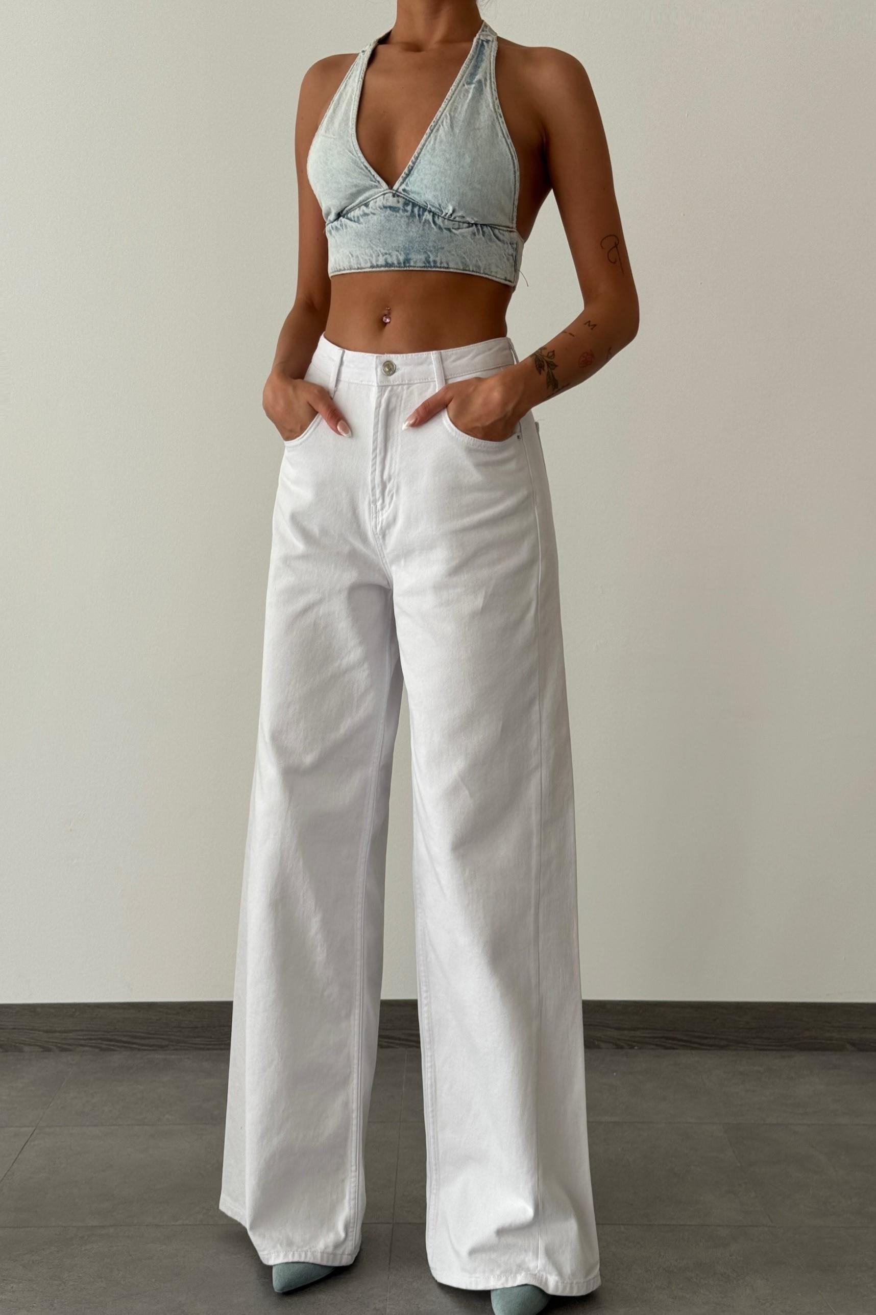 Yüksek Bel Wide Leg Jean LC7586