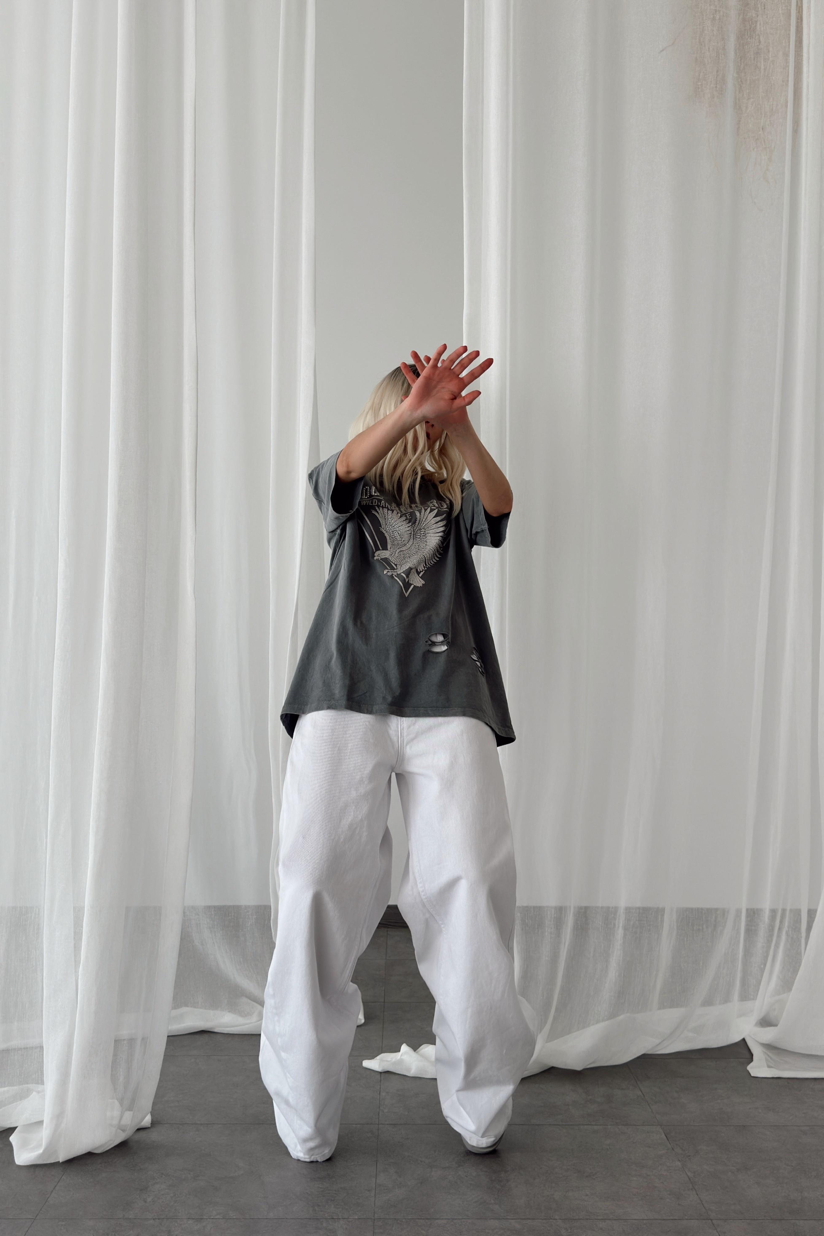 Yüksek Bel Wide Leg Jean LC7586