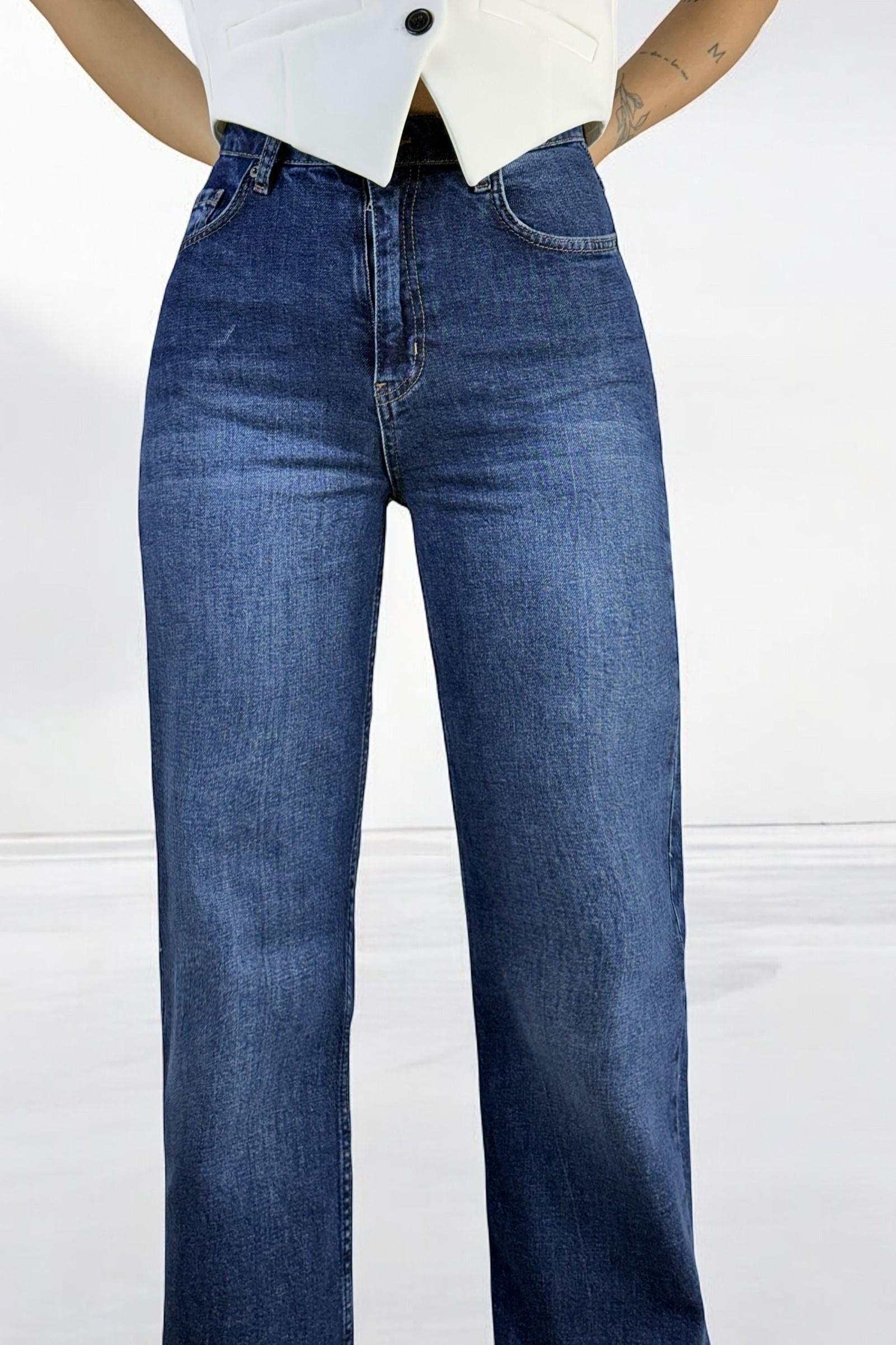 Yüksek Bel Wide Leg Jean LC7714