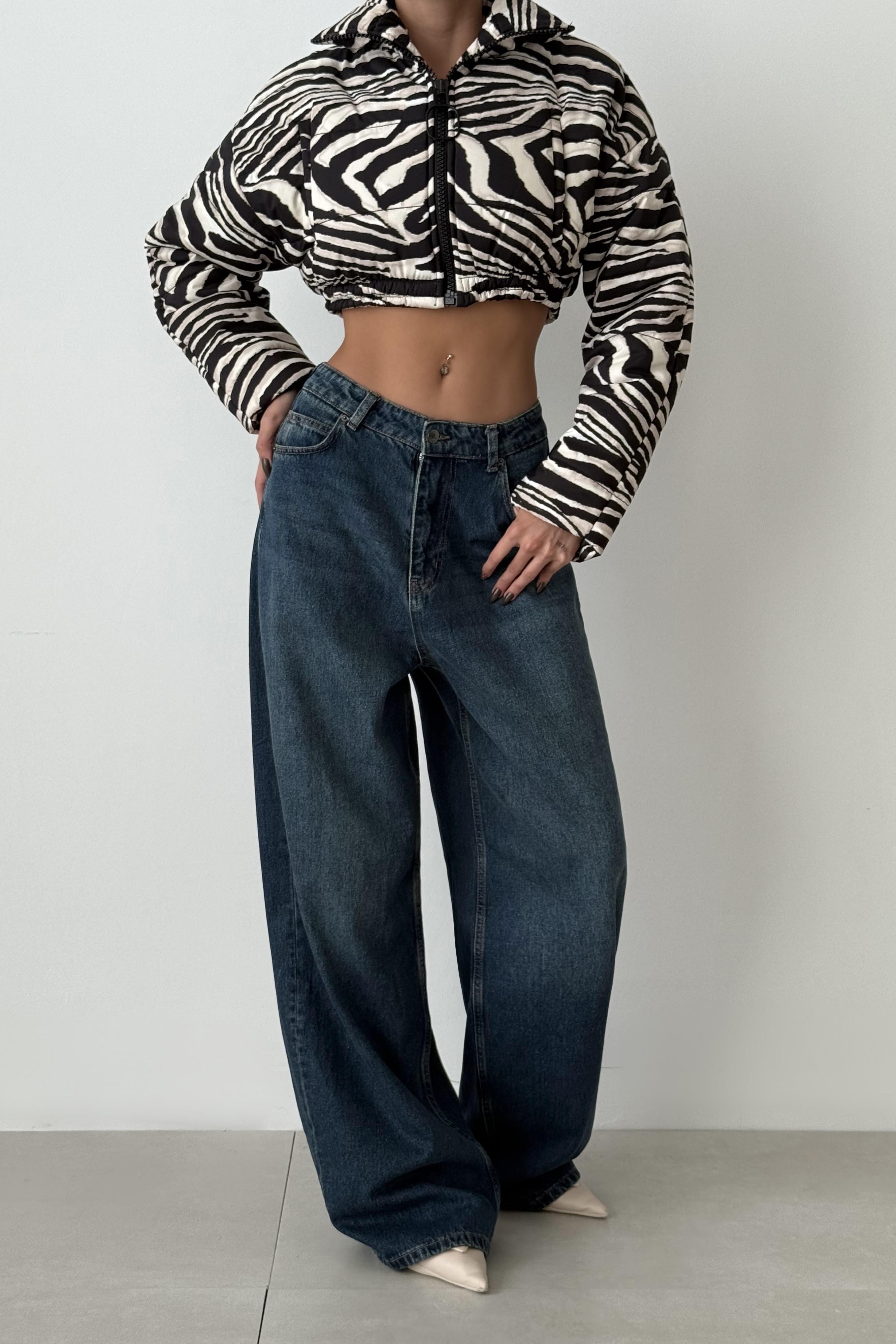 Yüksek Bel Wide Leg Jean LC7714