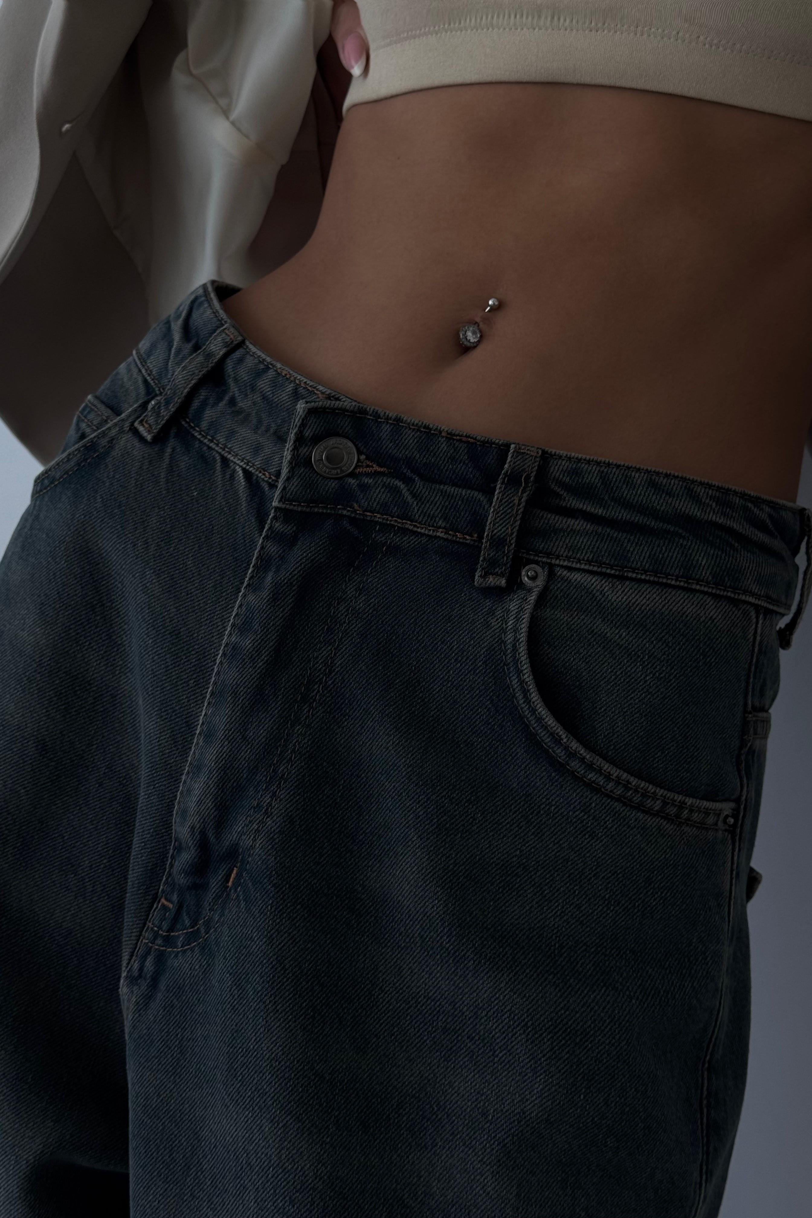 Yüksek Bel Wide Leg Jean LC7714