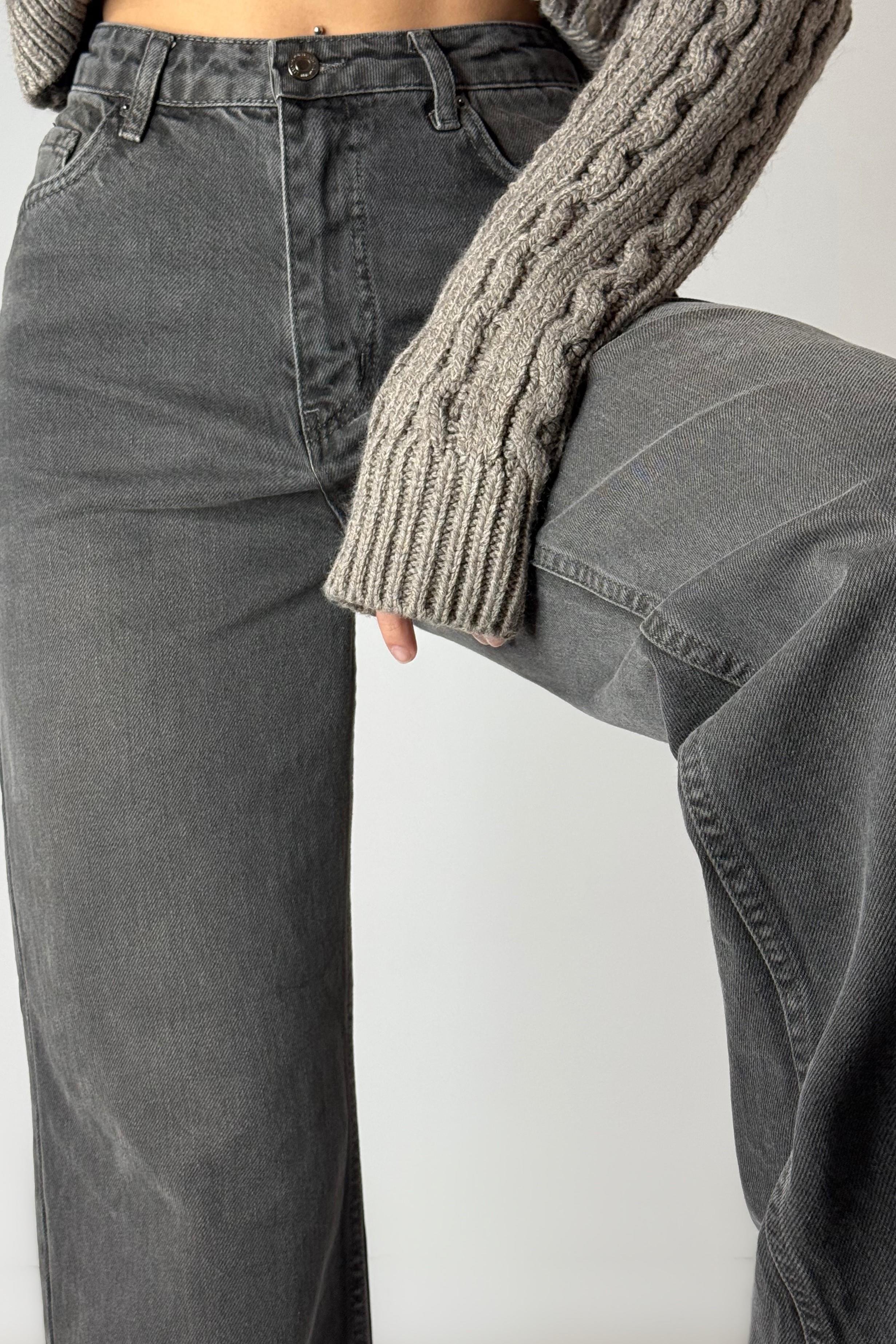 Yüksek Bel Wide Leg Jean LC7714