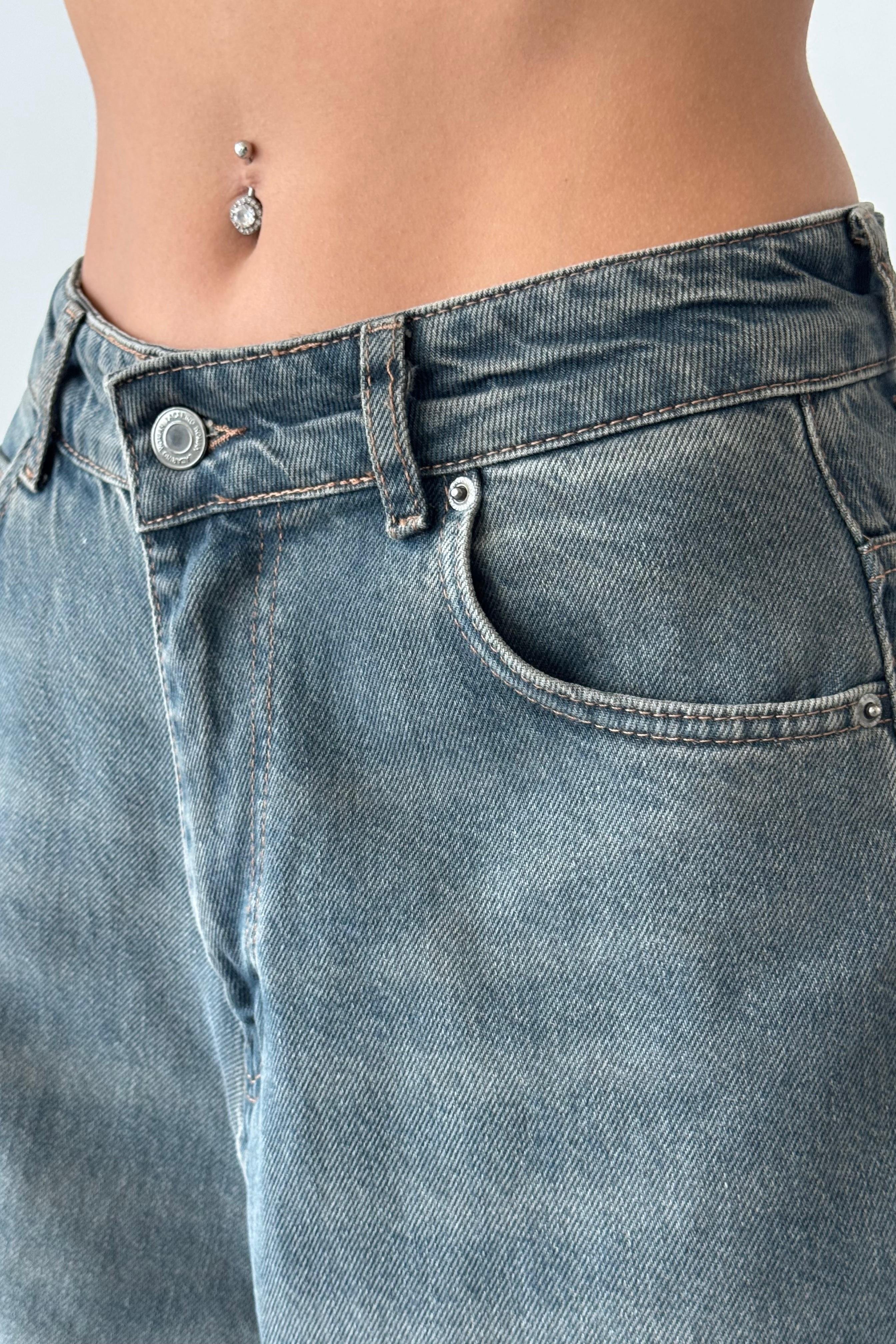 Yüksek Bel Wide Leg Jean LC7714