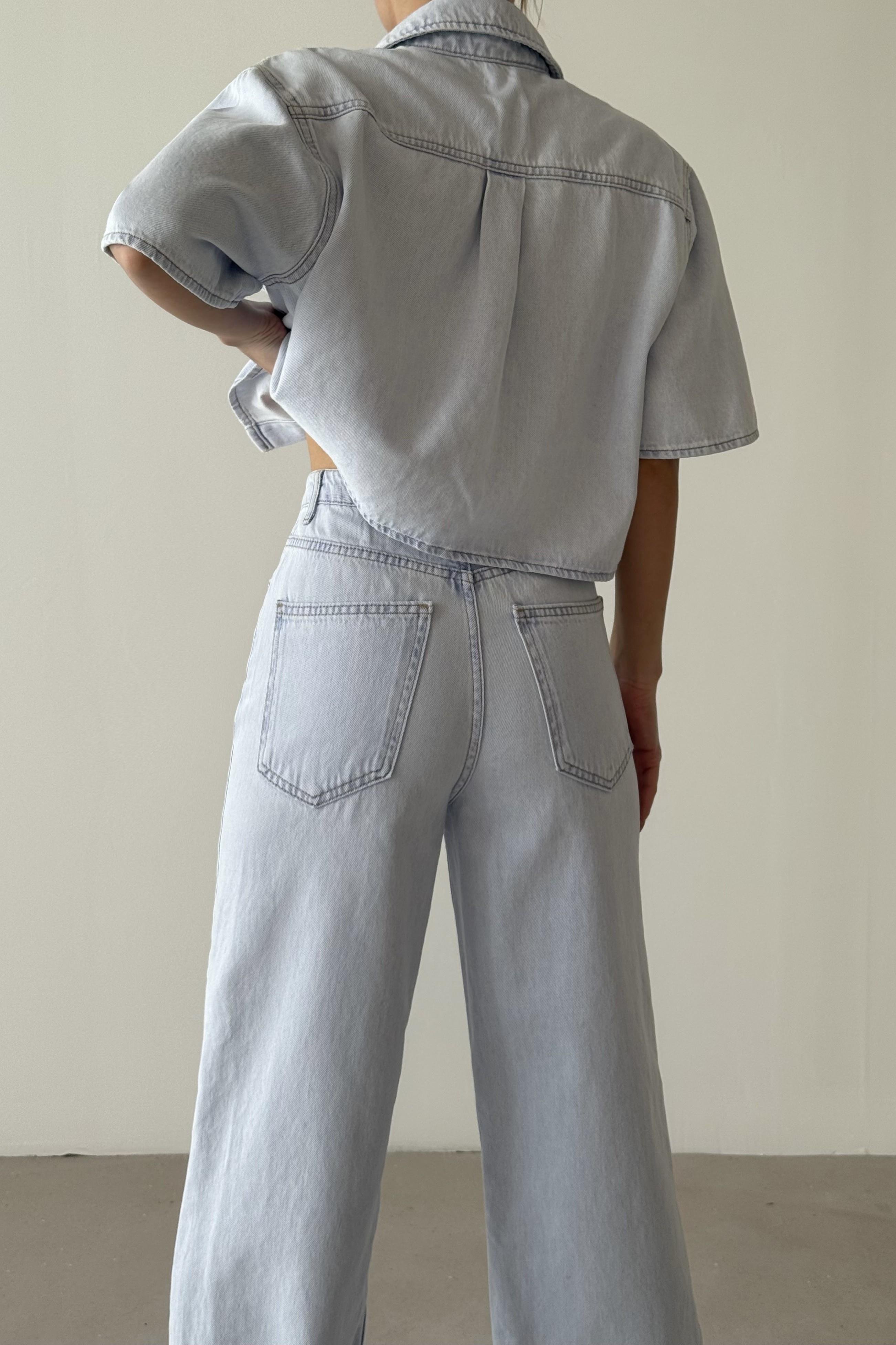 Yüksek Bel Wide Leg Jean LC7714
