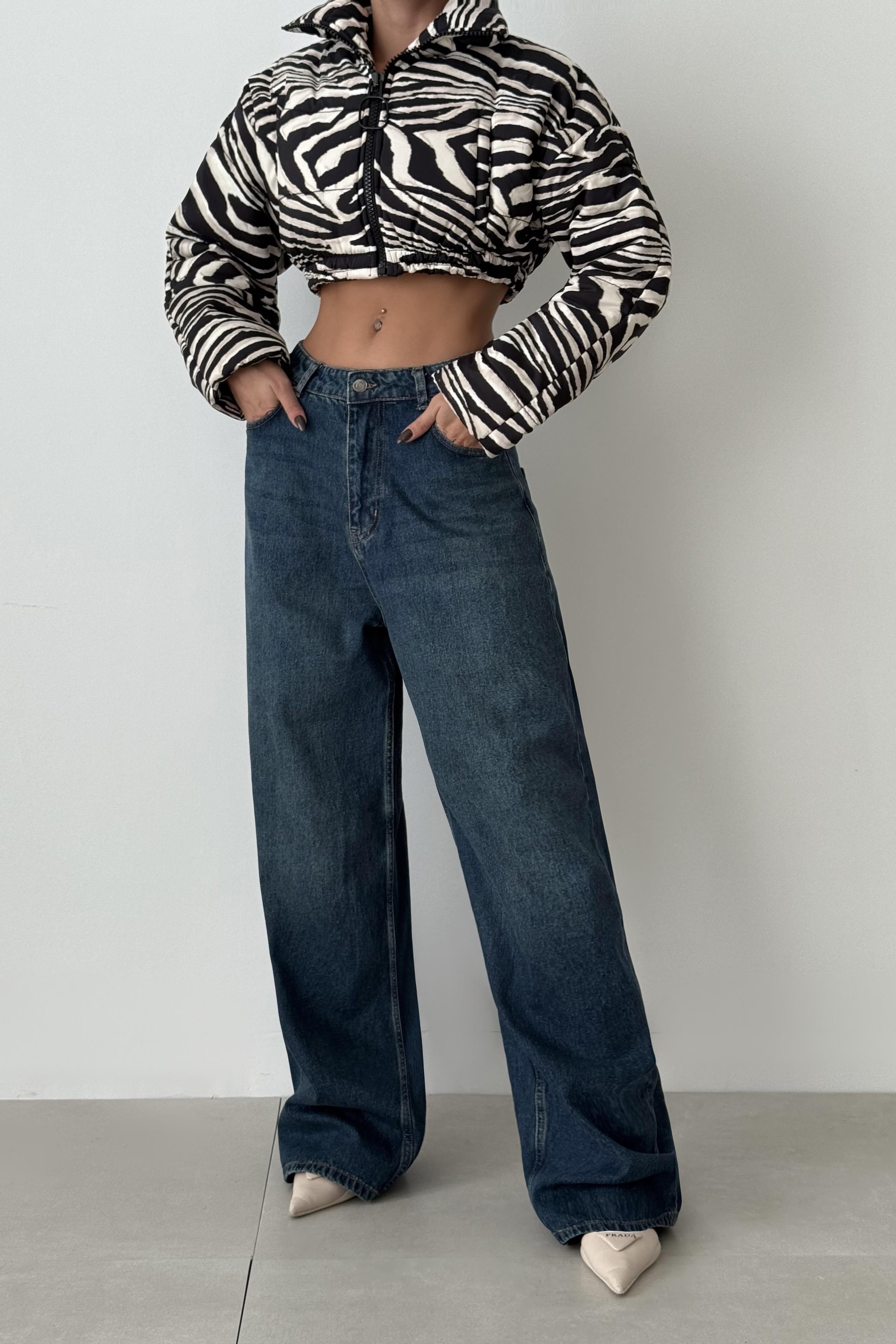 Yüksek Bel Wide Leg Jean LC7714