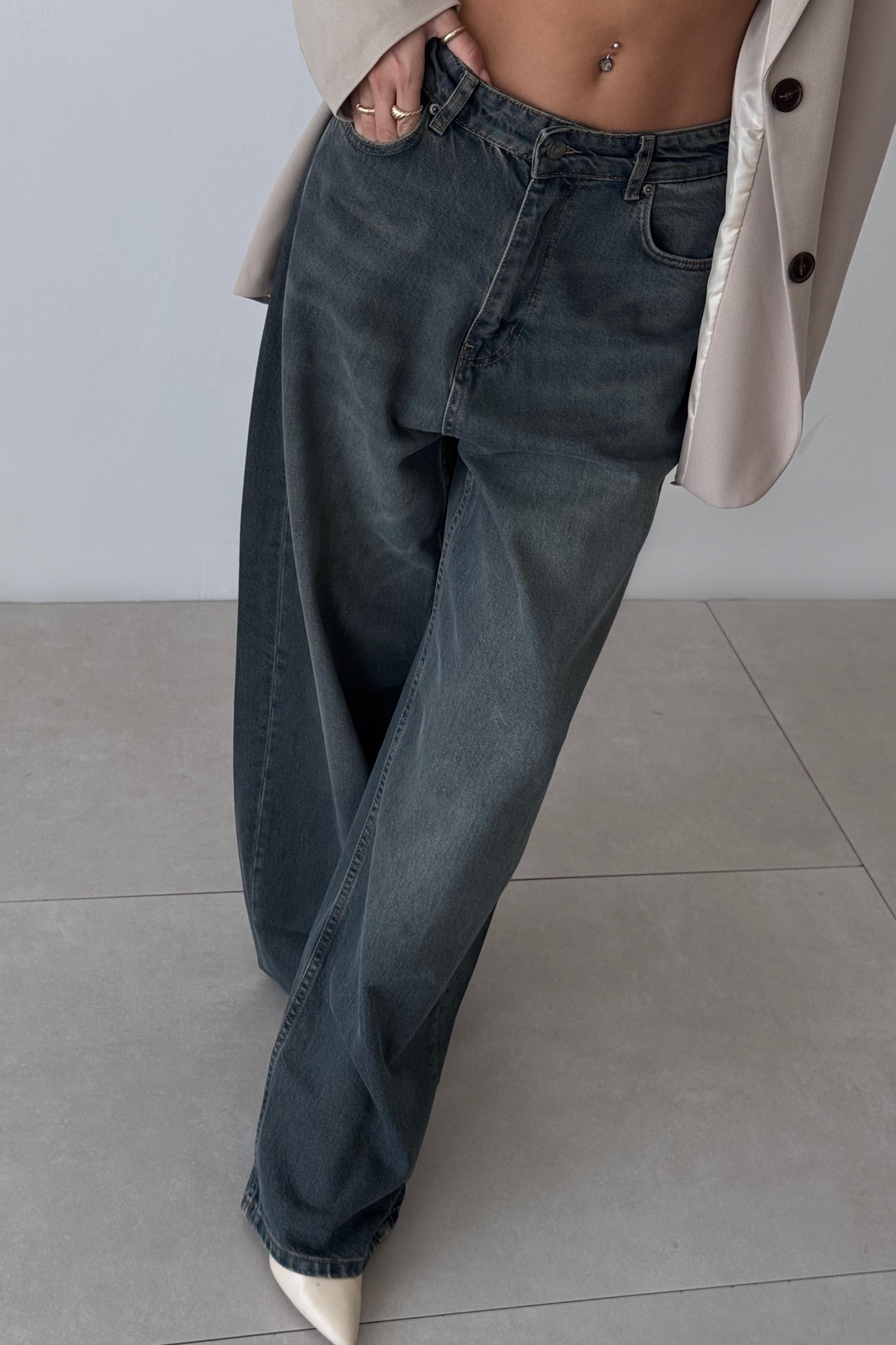 Yüksek Bel Wide Leg Jean LC7714