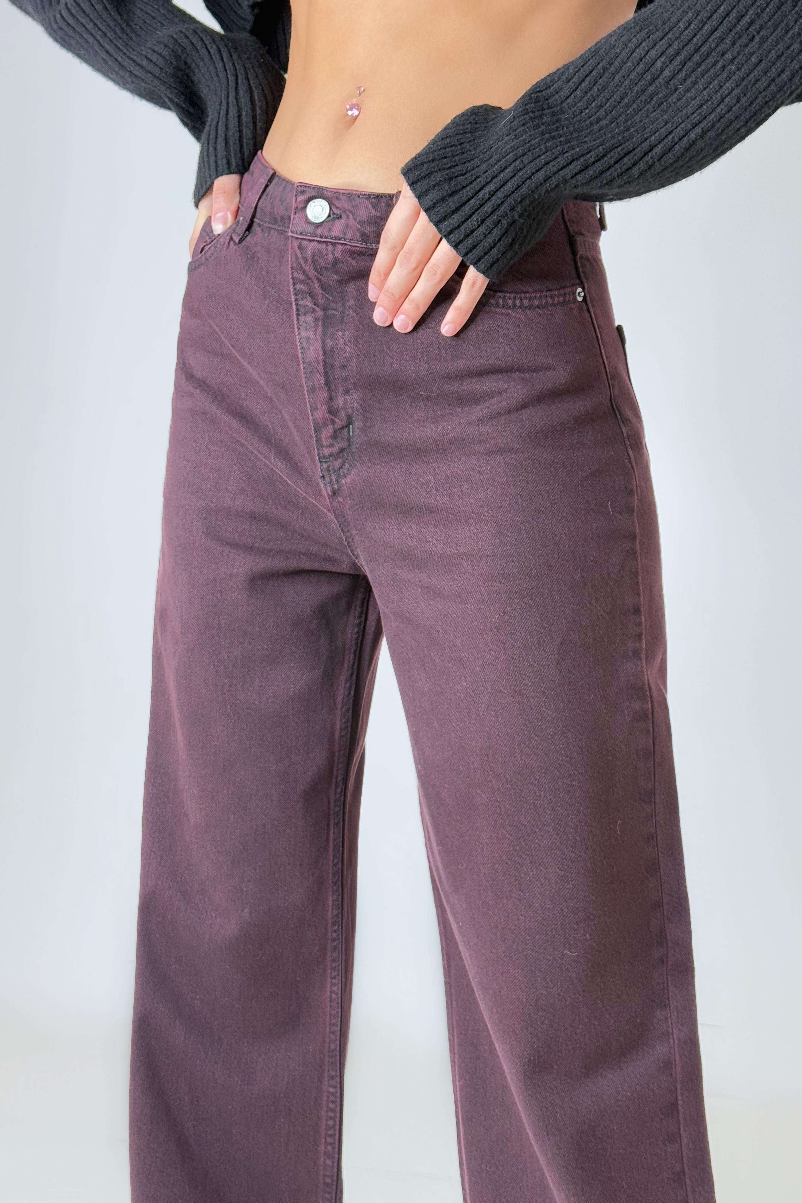 Yüksek Bel Wide Leg Jean LC7714