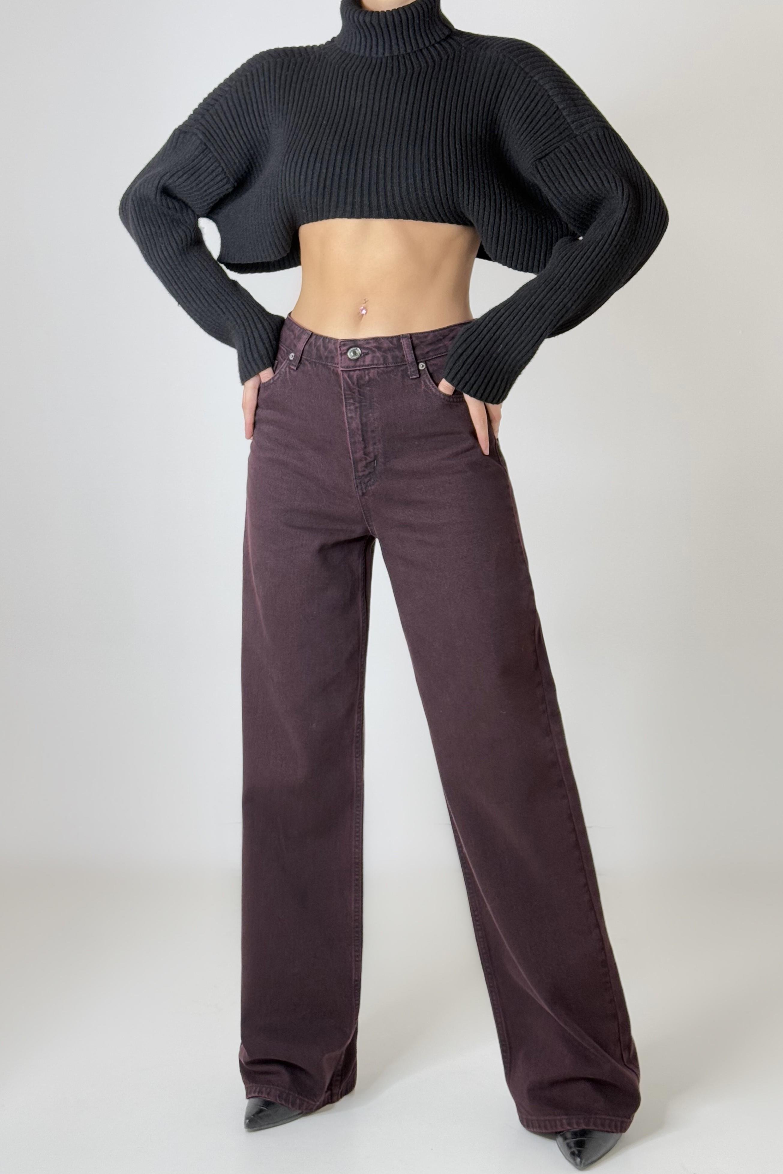 Yüksek Bel Wide Leg Jean LC7714