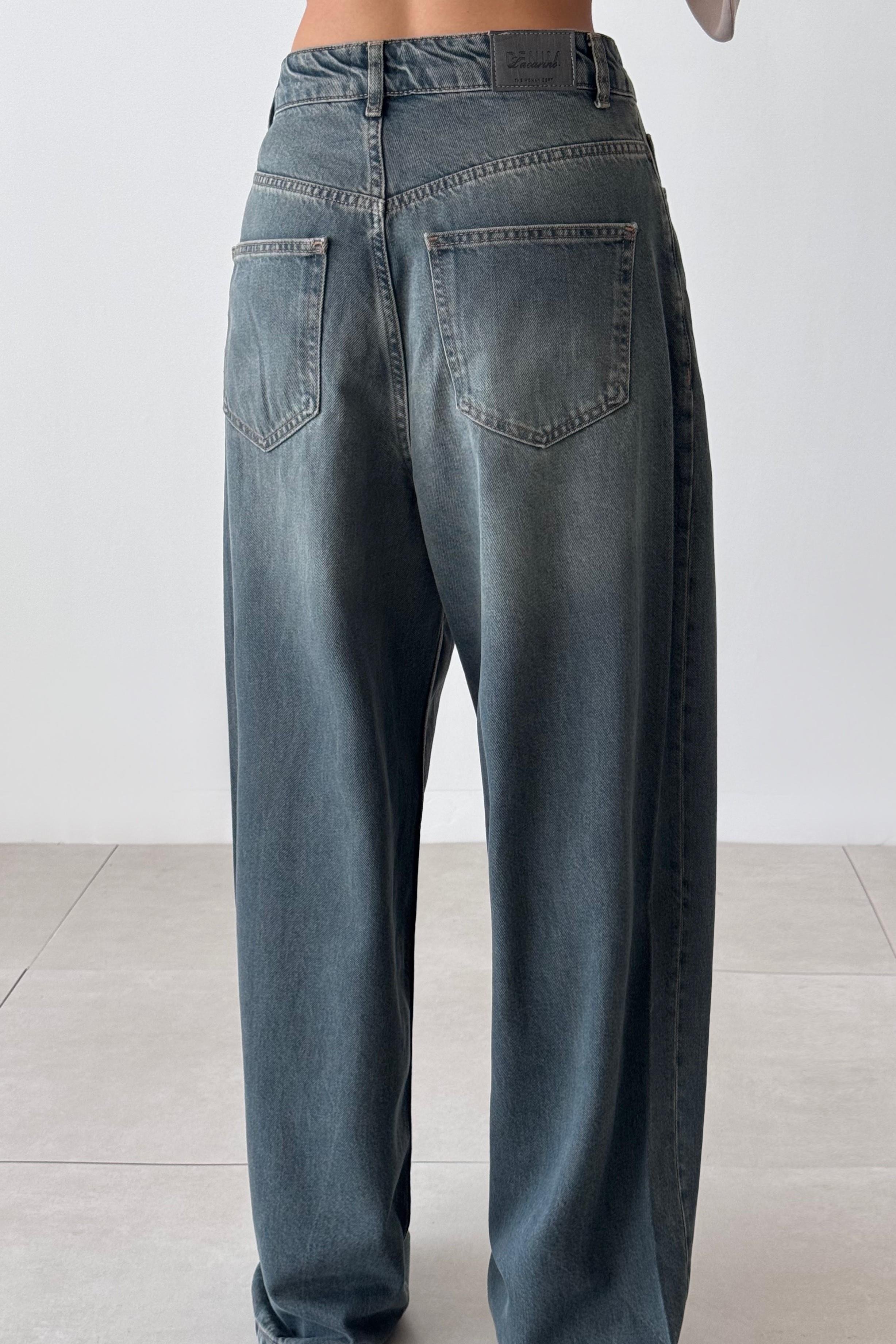 Yüksek Bel Wide Leg Jean LC7714