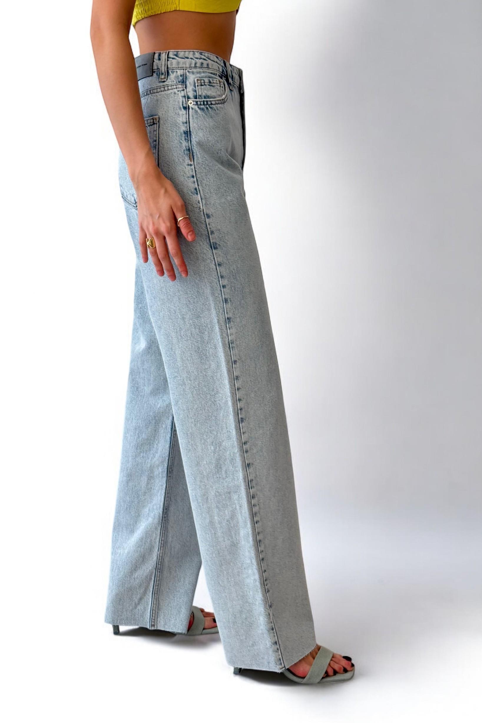 Yüksek Bel Wide Leg Jean LC7937