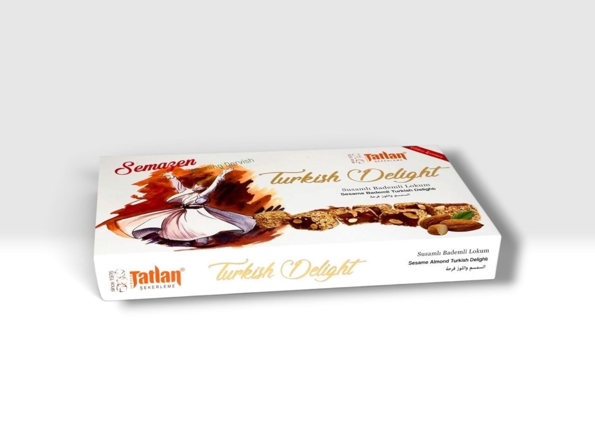 330g.Susamlı Bademli Lokum