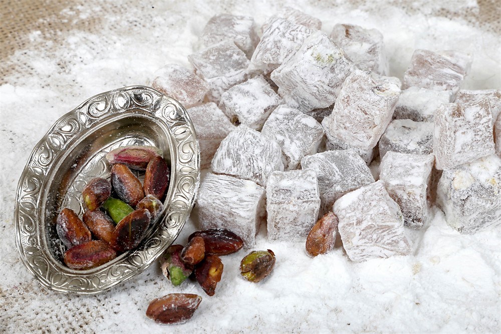 330g.Çifte Kavrulmuş Antep Fıstıklı Lokum