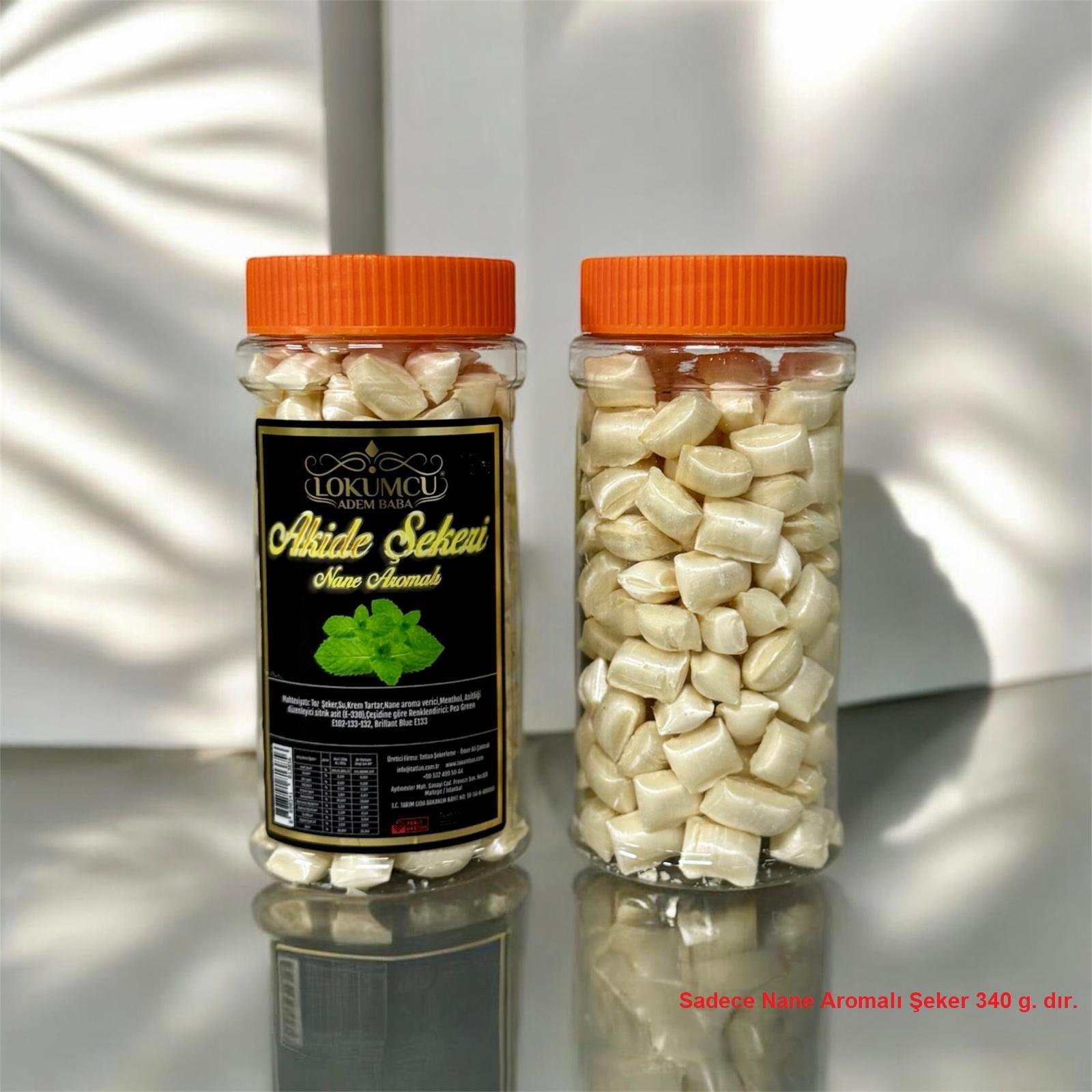 380 g.Kavanoz Akide Şekerler