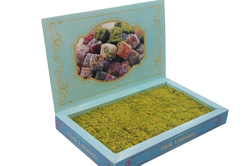 ANTEP FISTIKLI LOKUM / ÇEŞİTLERİ (BOZ ANTEP FISTIKLI-1KG)