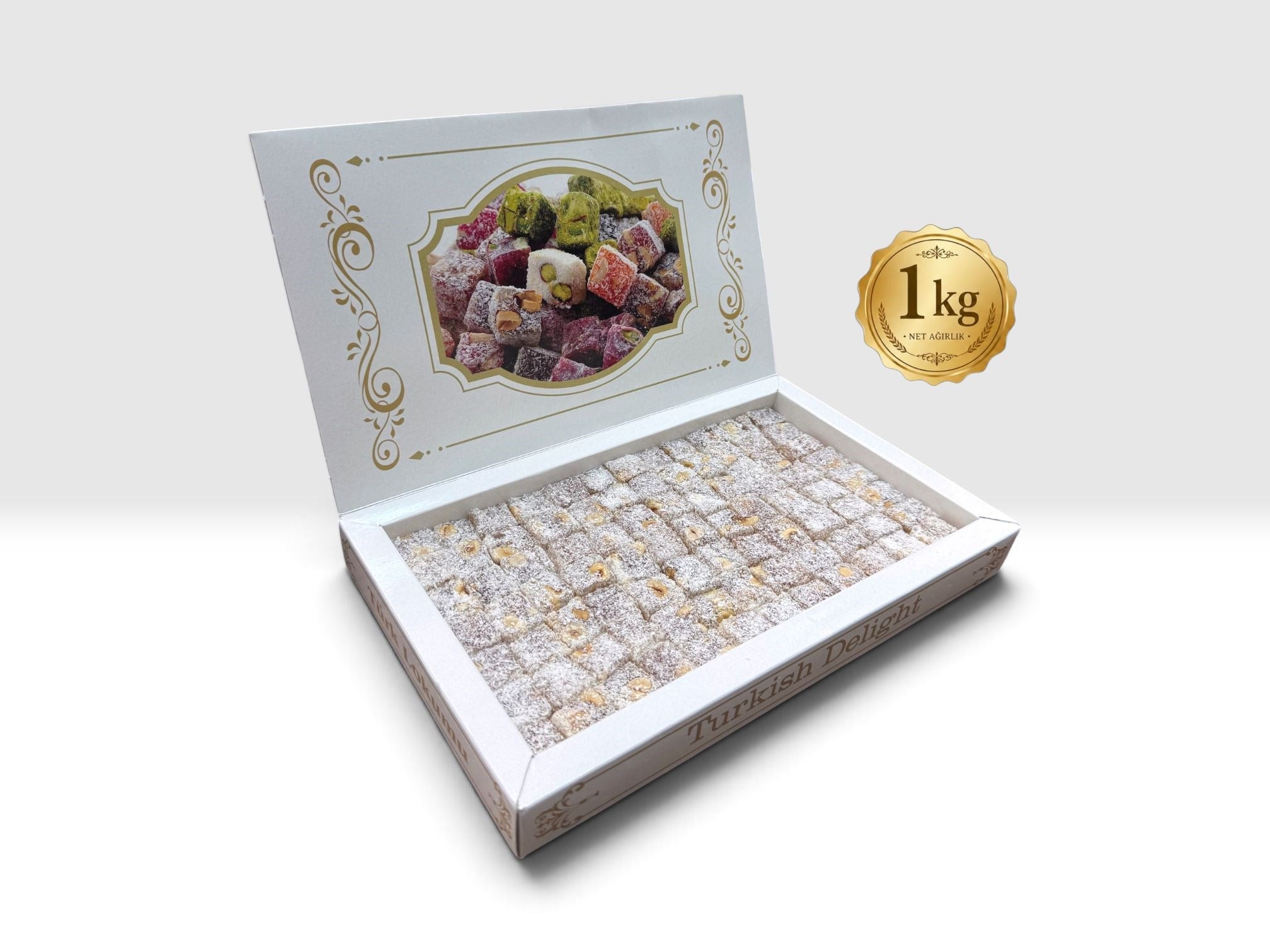 ÇİFTE KAVRULMUŞ FINDIKLI LOKUM / 1KG