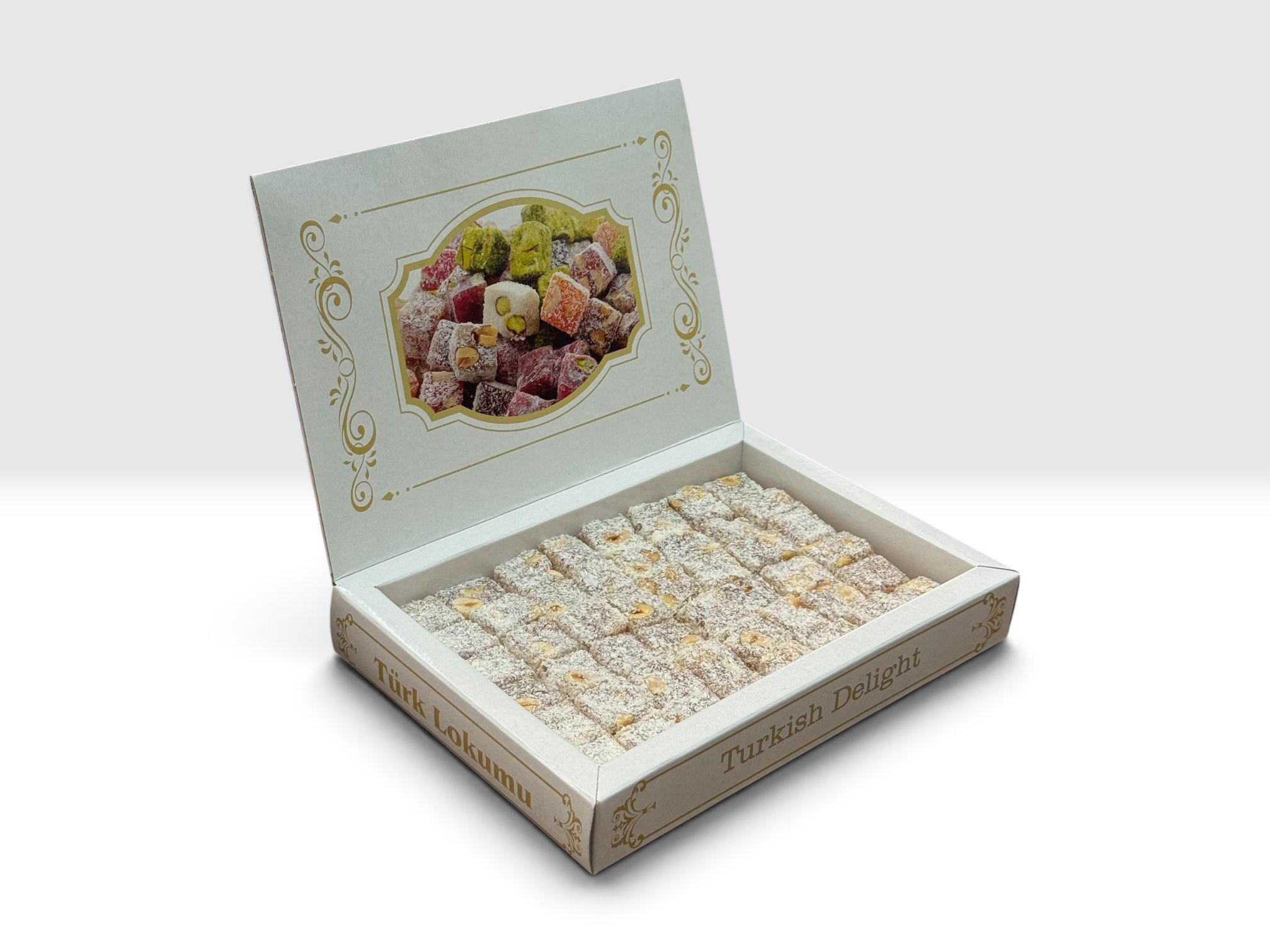 ÇİFTE KAVRULMUŞ FINDIKLI LOKUM / 500 GR.