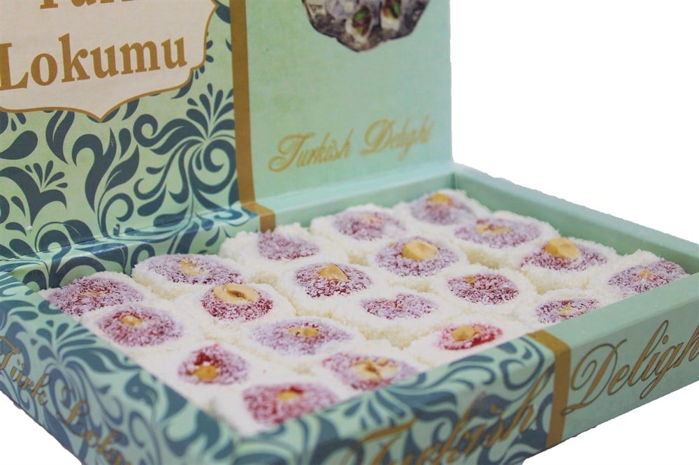 ÇİLEKLİ KESME LOKUM / ÇEŞİTLERİ (FINDIKLI) 500GR