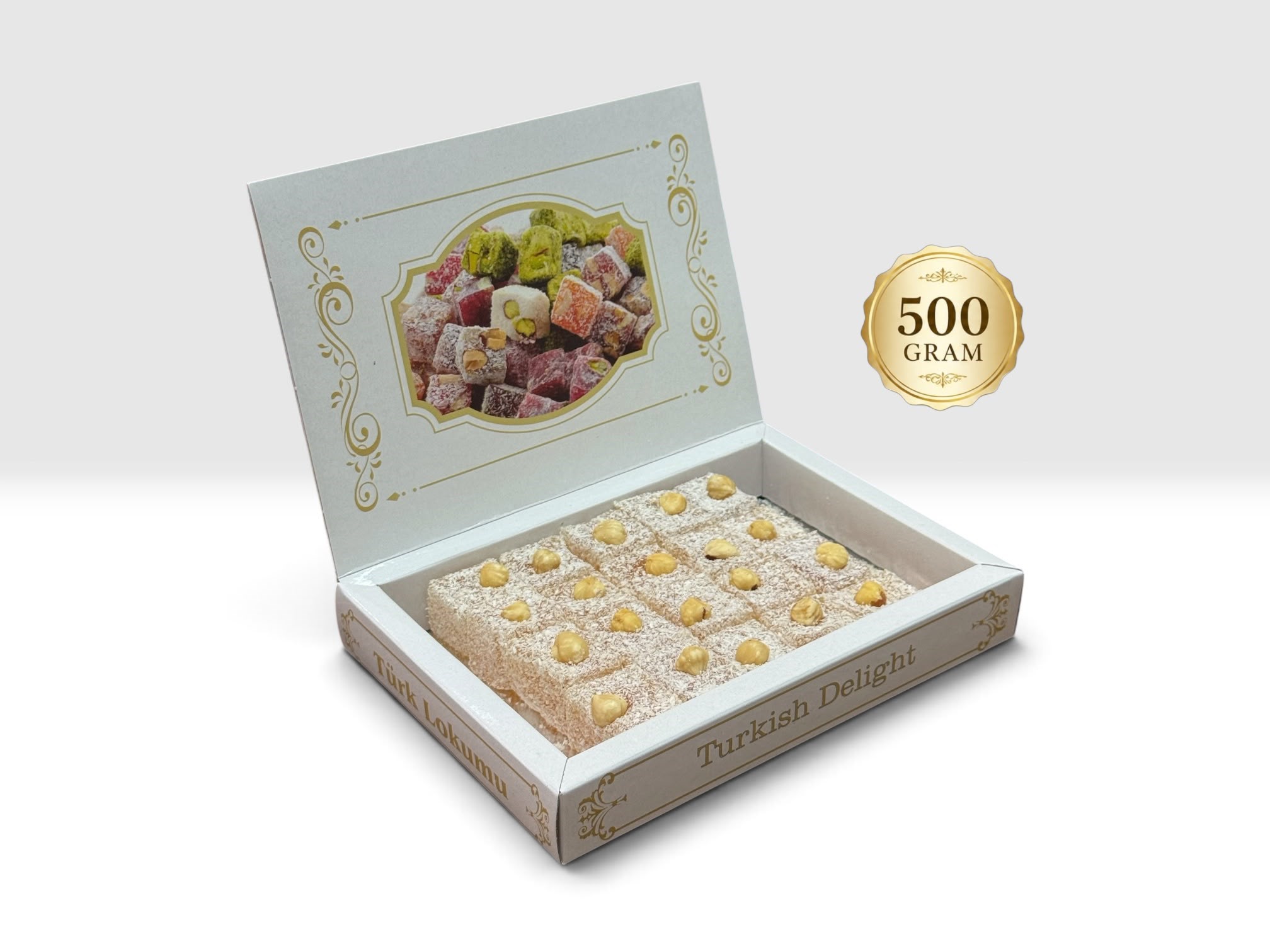 Hindistan Fındıklı Lokum 500 Gr./ 1 Kg.