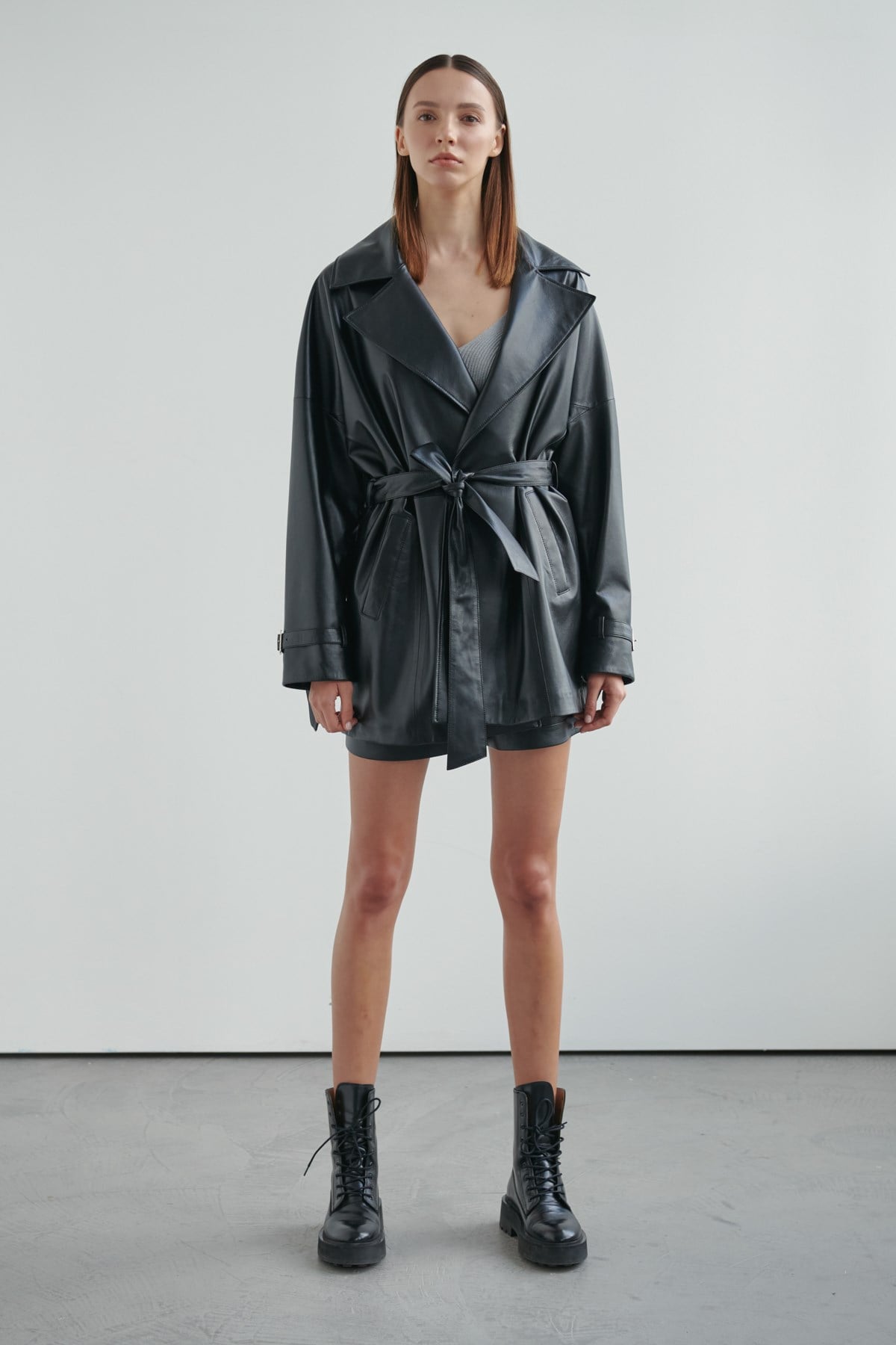 Elen Leather Jacket Black