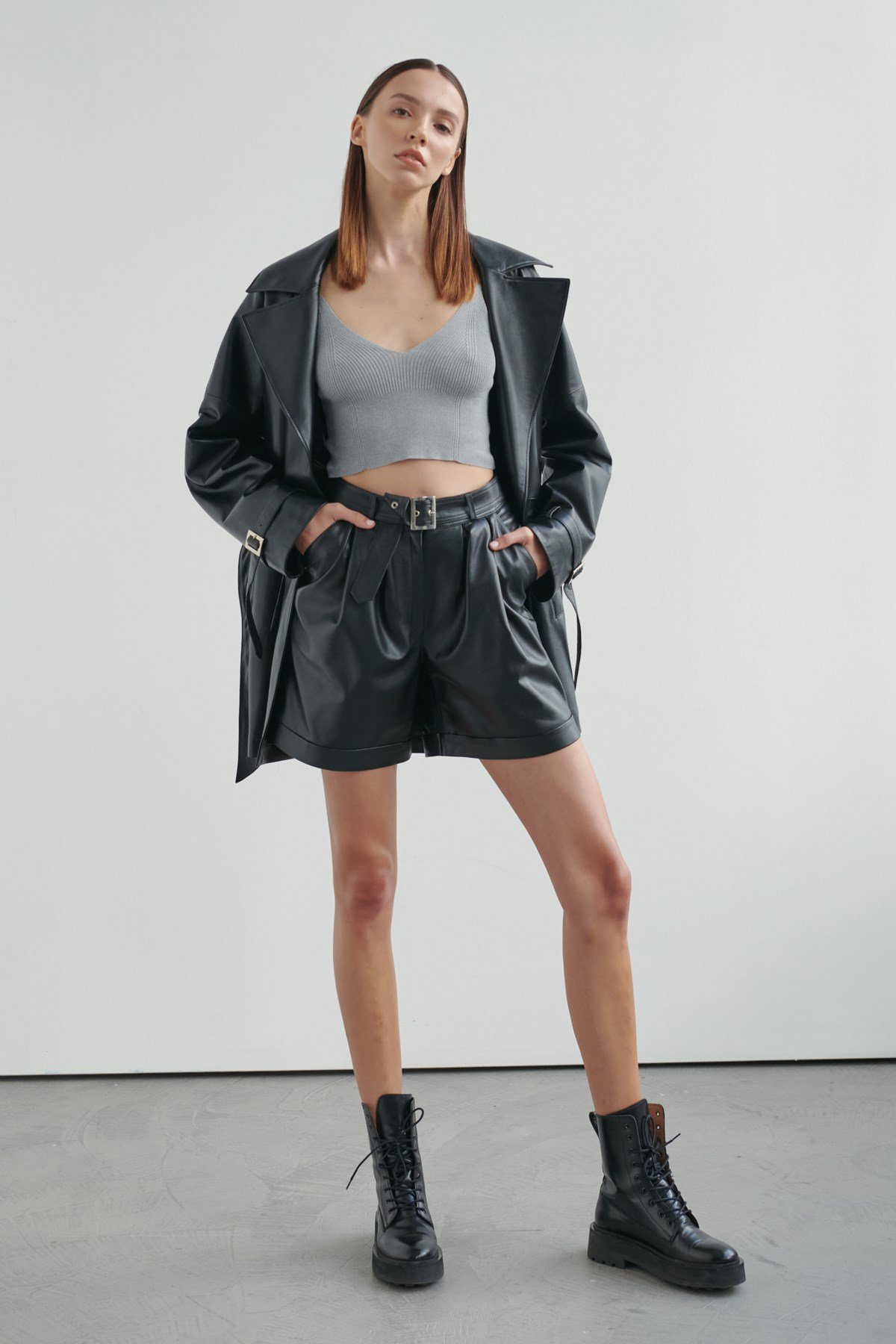 Elen Leather Jacket Black